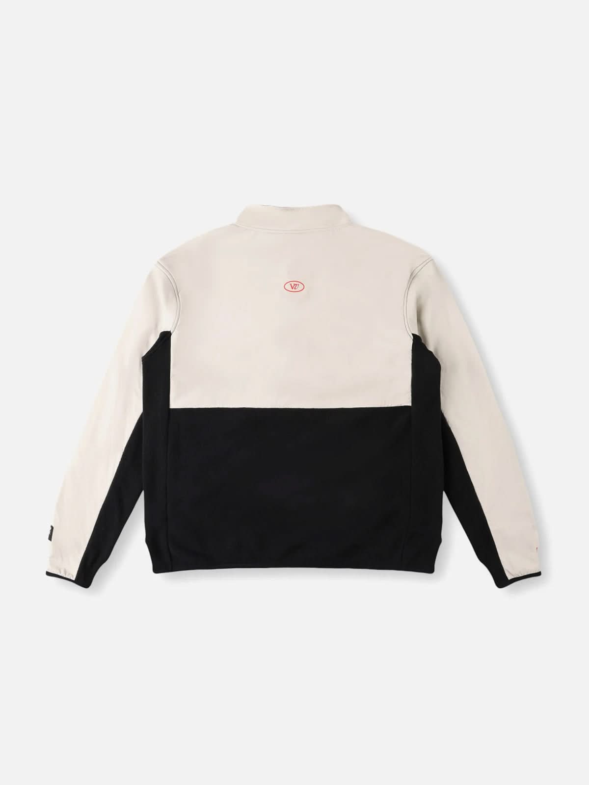 Rivvia Projects Blur 1/2 Zip Polar Fleece Black Bone