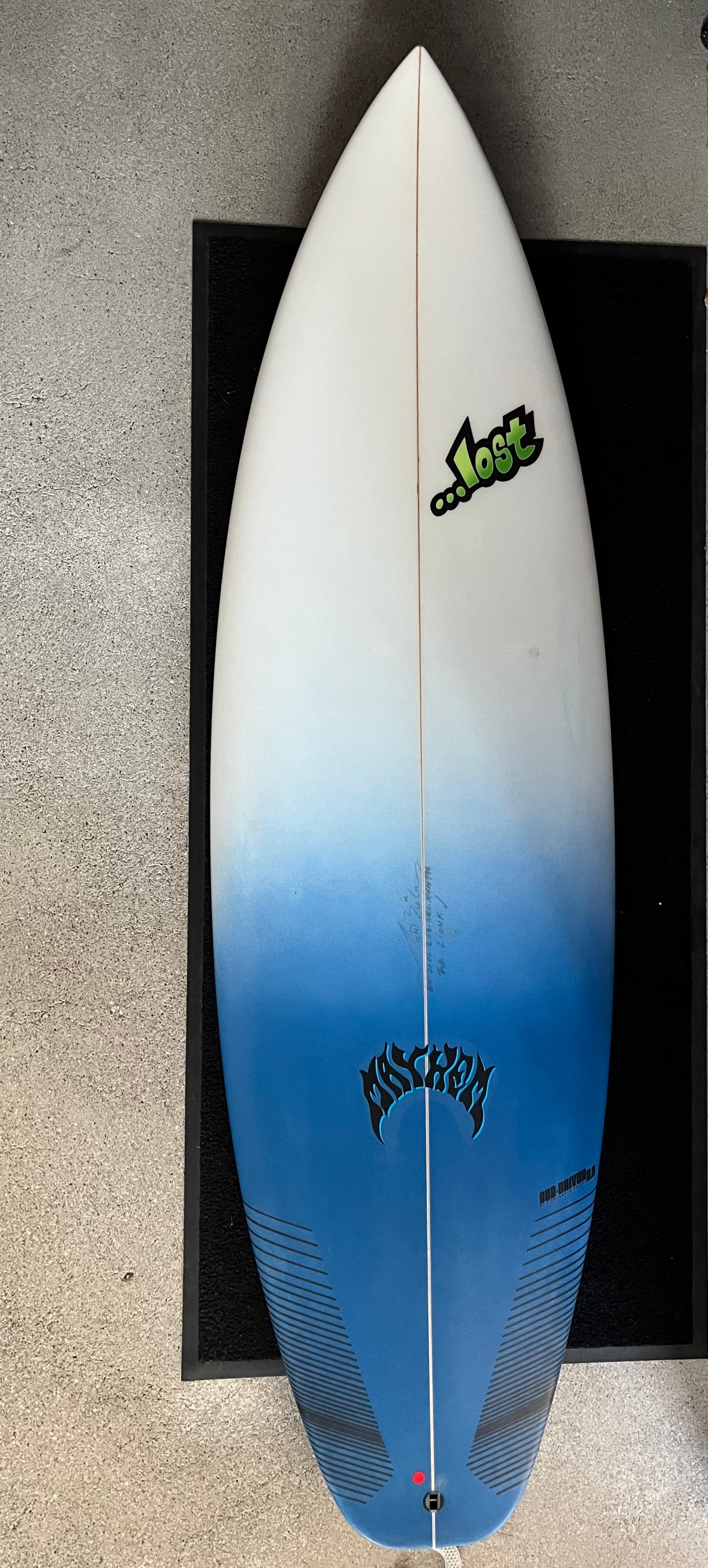 Lost Surfboards Sub Driver 2.0 Squash FCS2 5-Fin 6'0 PU Bro Dims Blue