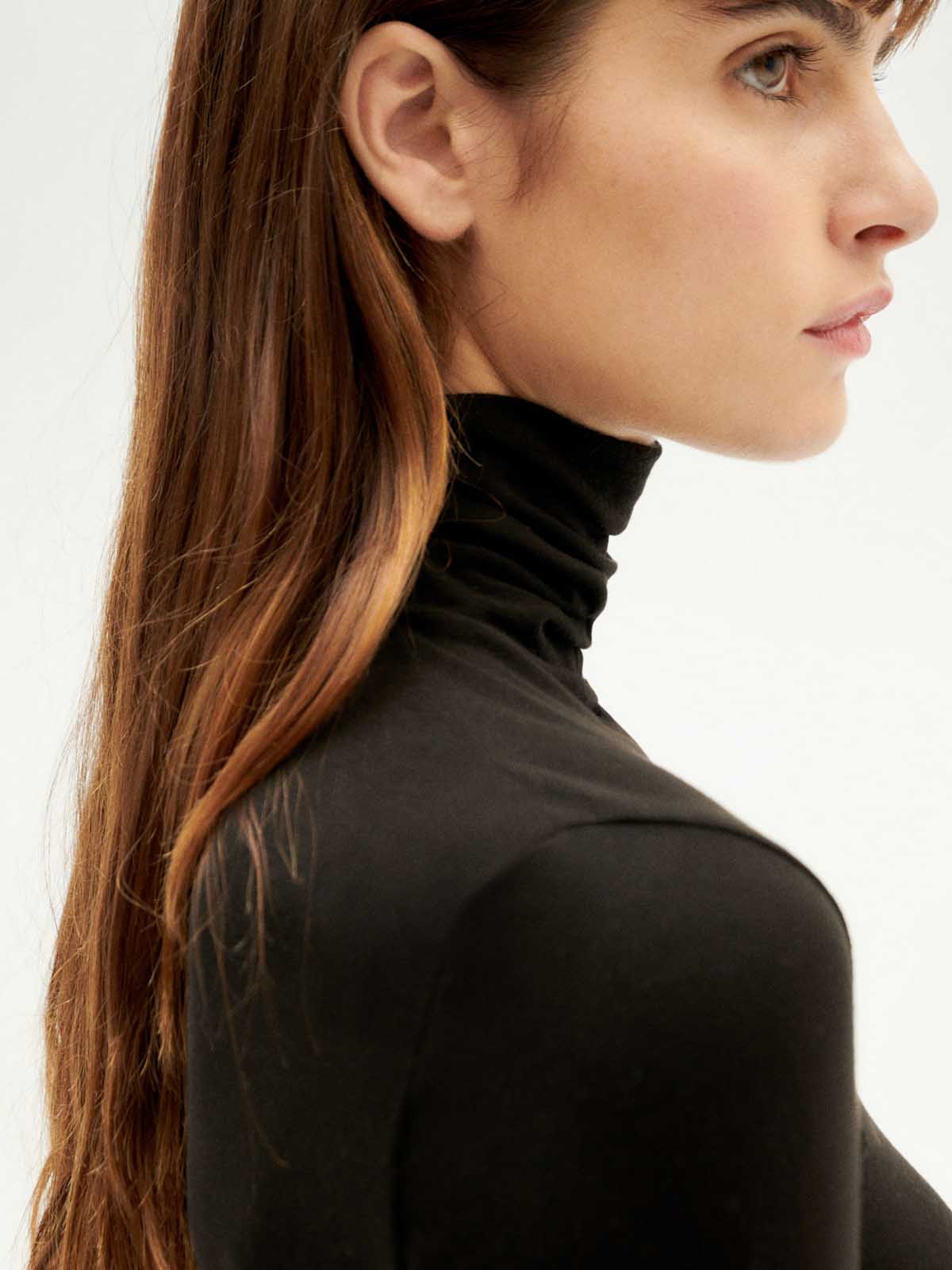 Thinking Mu Noe Chachemire L/S Top Black