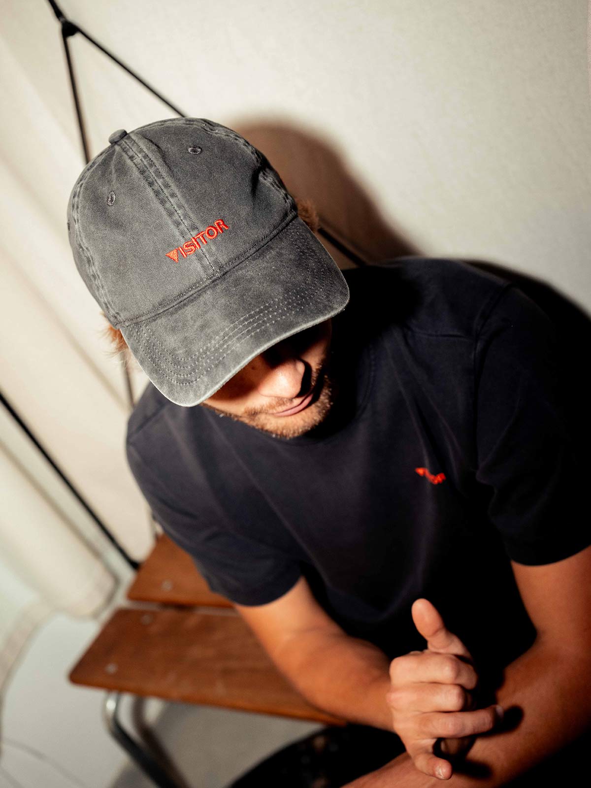 Visitor Classic Cap Washed Charcoal