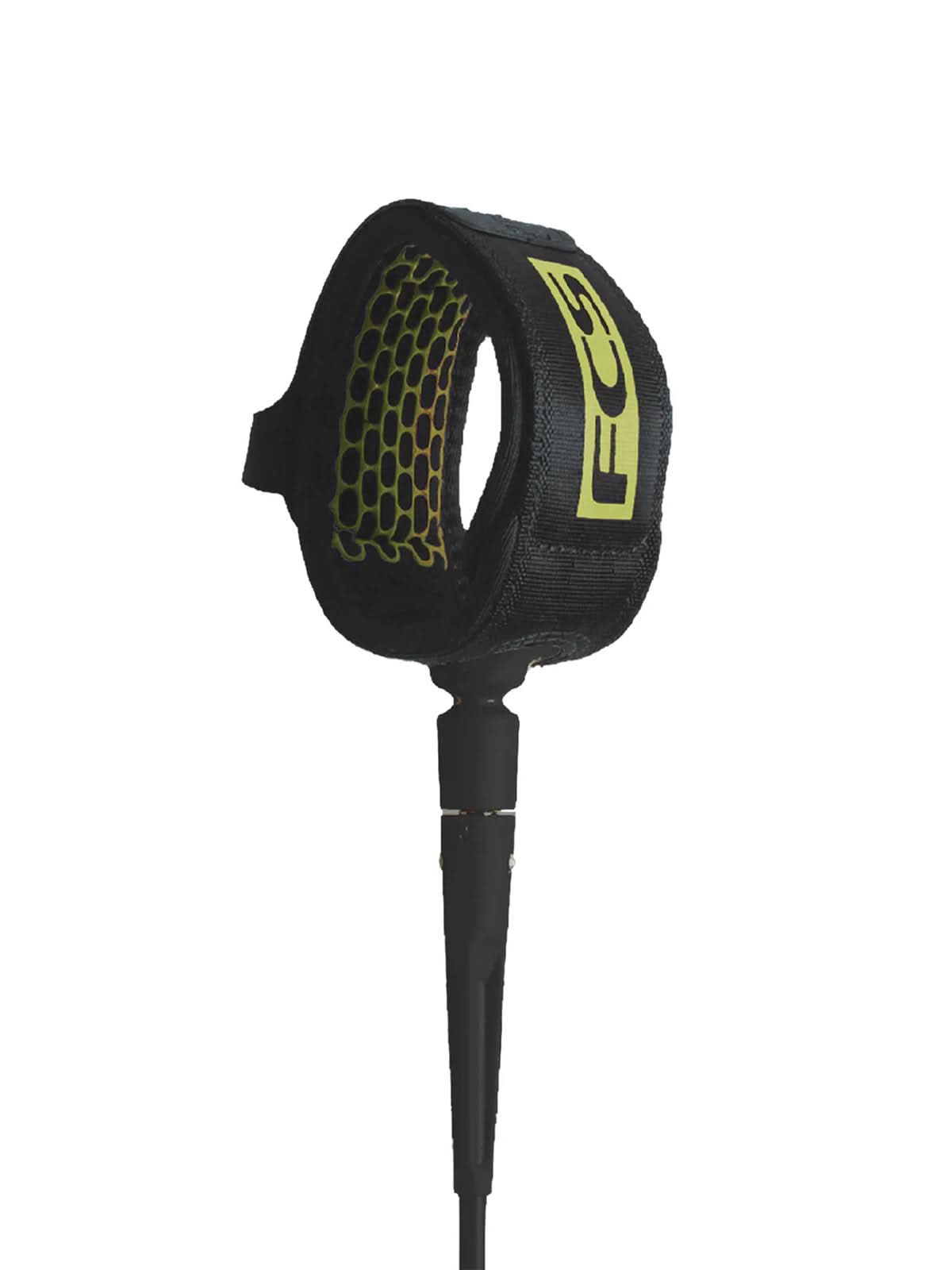 FCS Competition Essential Leash Coal Lime 5'0