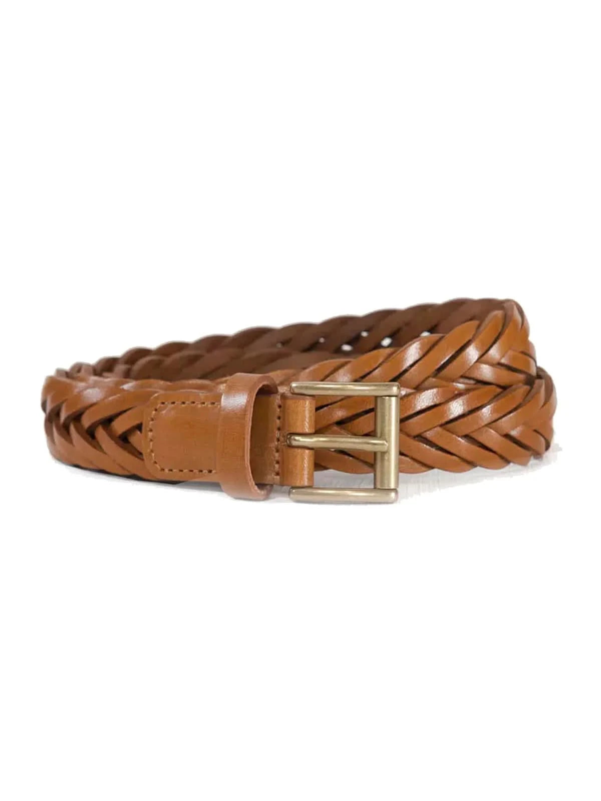 Anderson's Belts 2.5 cm Woven Leather Belt Brown