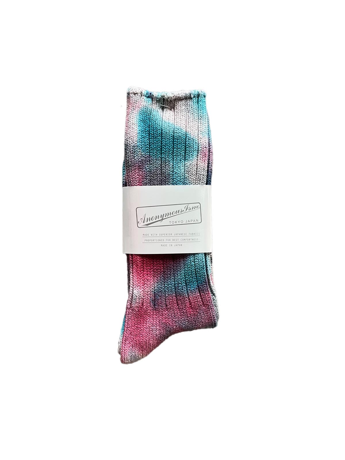 Anonymous Ism Scatter Dye Crew Socks Bordeaux (38-42)