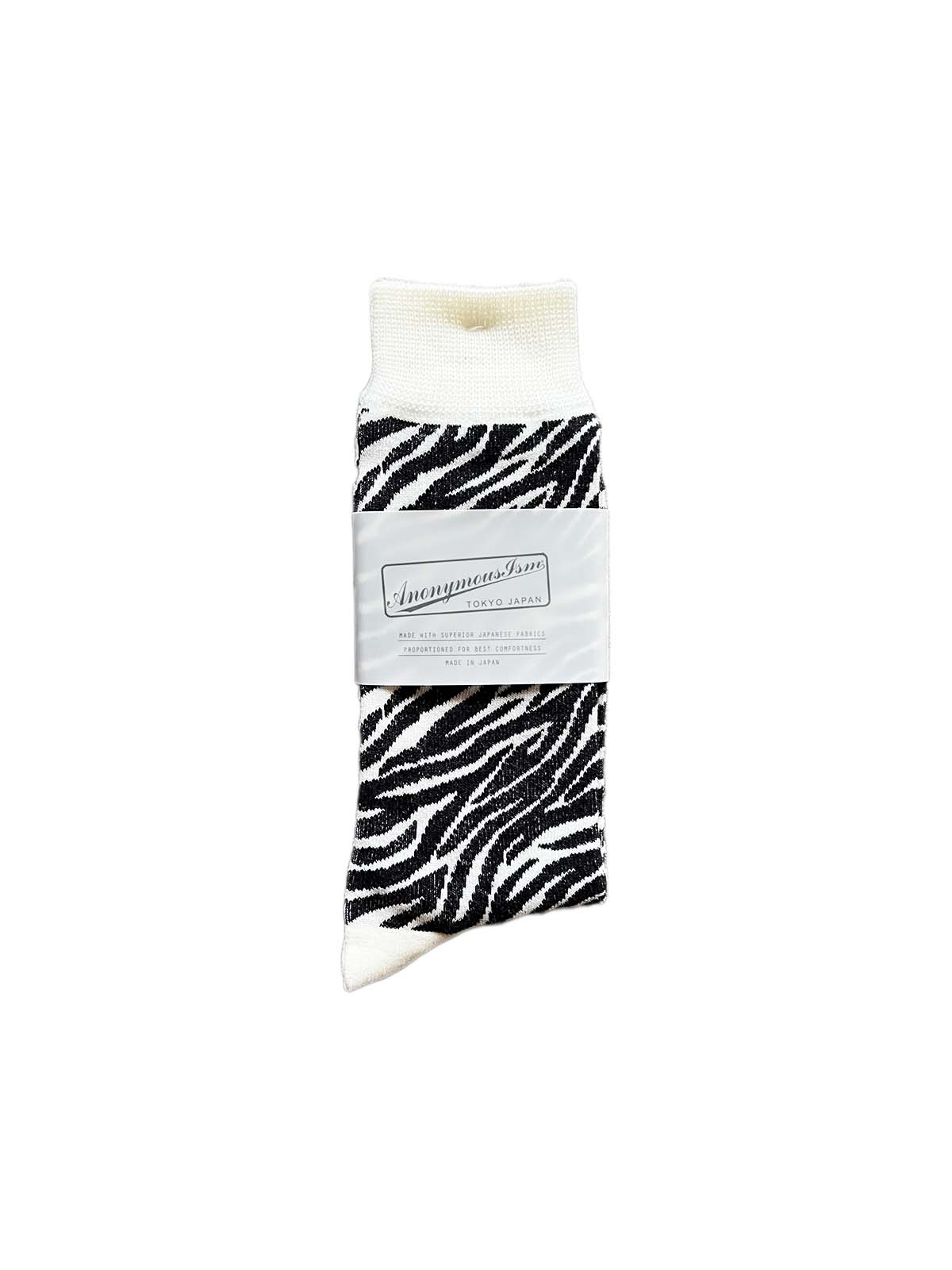 Anonymous Ism Wool Animal Crew Socks Off White (38-42)