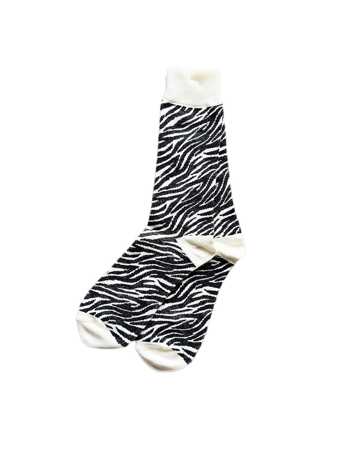 Anonymous Ism Wool Animal Crew Socks Off White (38-42)