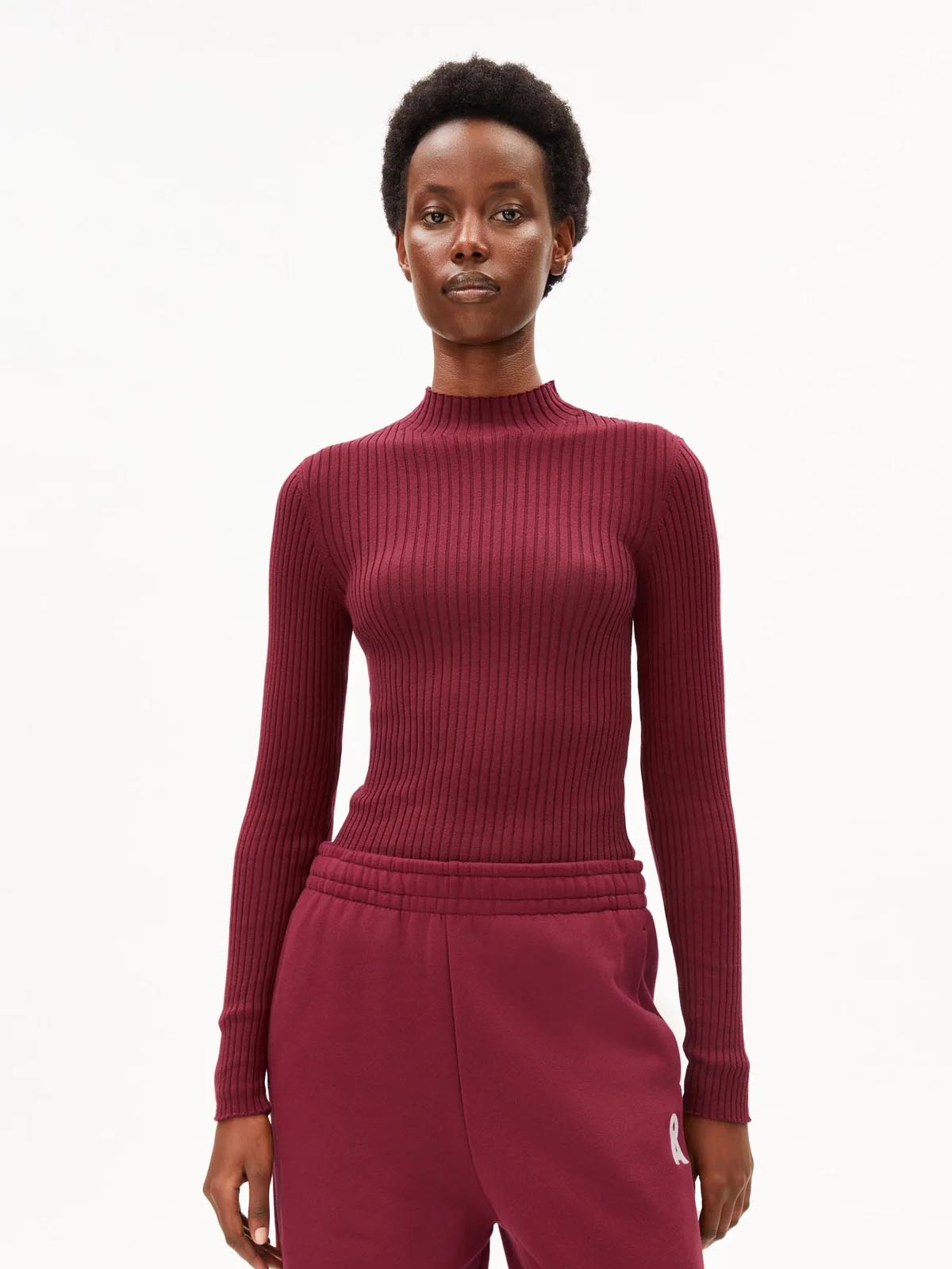 Armedangels Alaania Sweater Velvet Red
