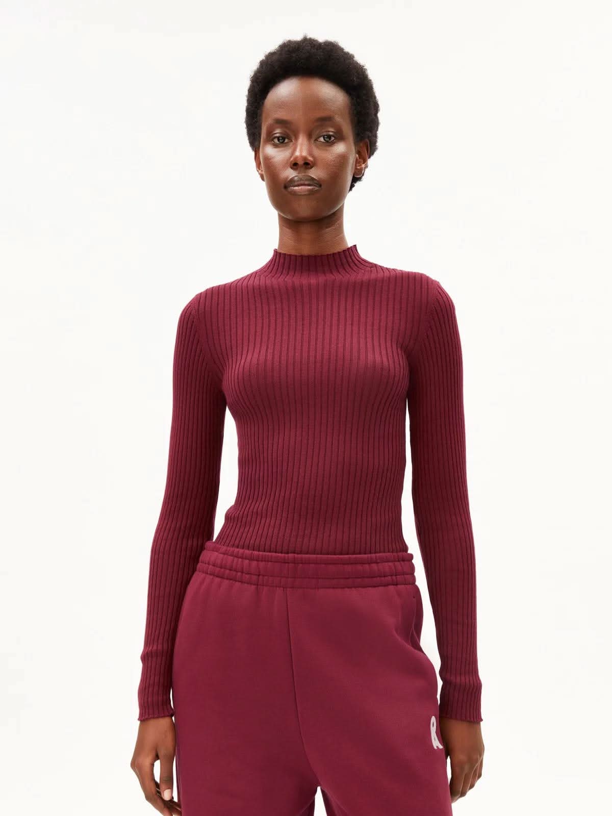 Armedangels Alaania Sweater Velvet Red