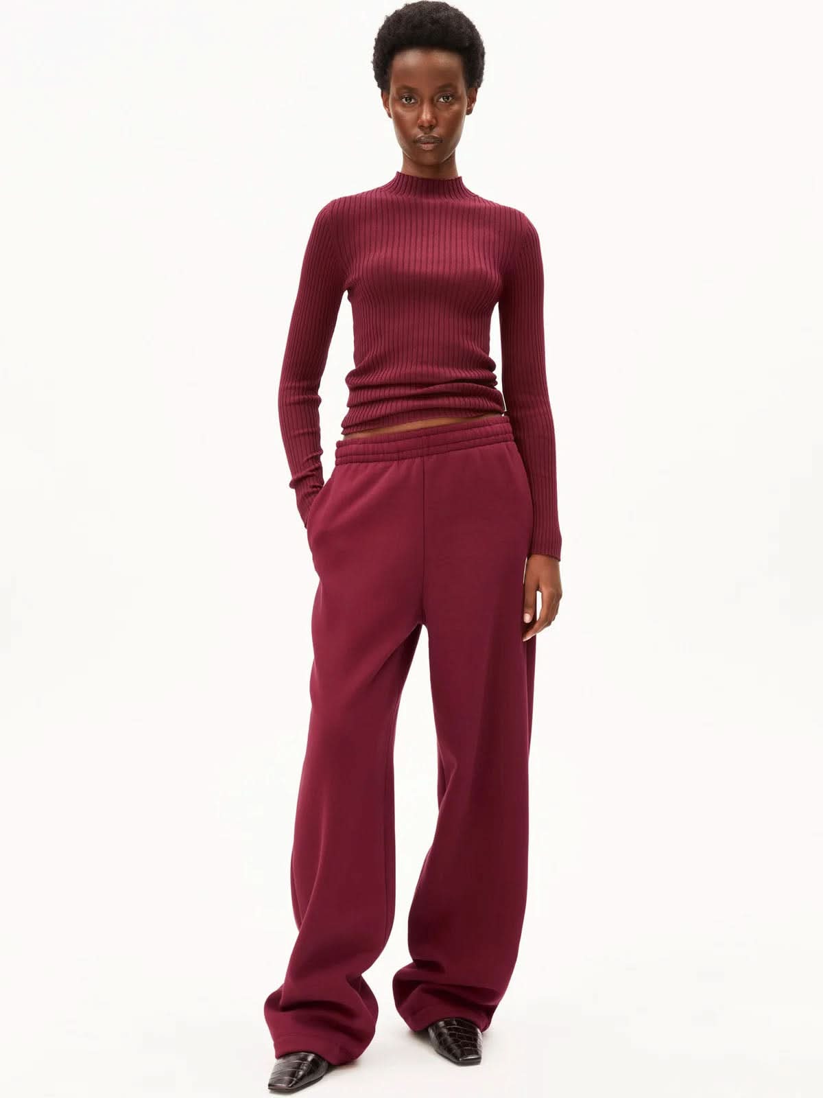 Armedangels Alaania Sweater Velvet Red