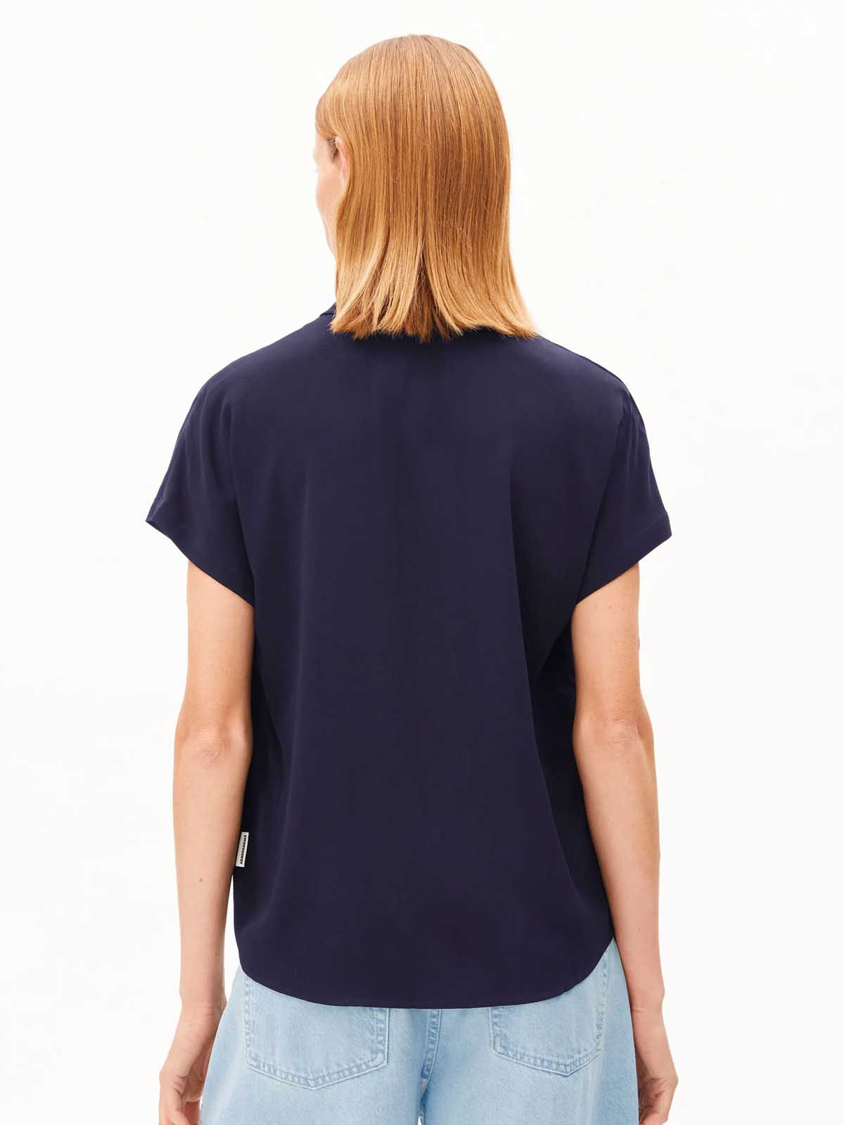 Armedangels Blouse Larisaana Tinted Navy