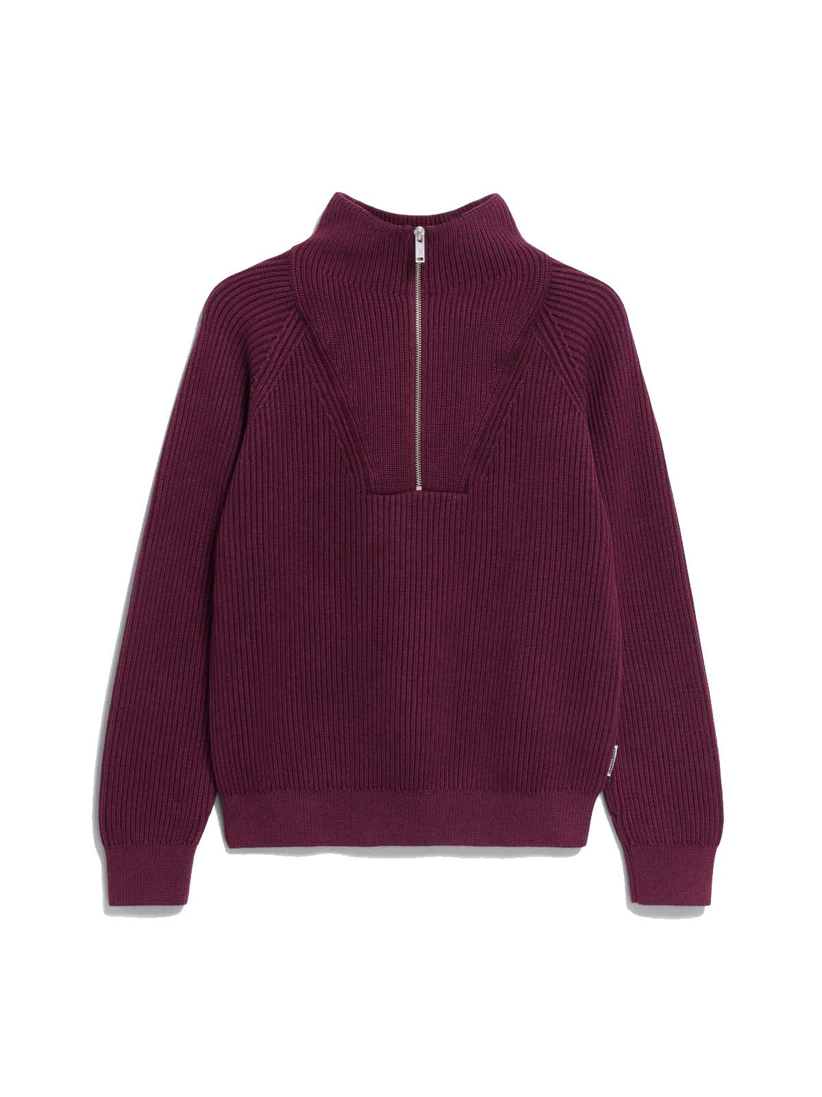 Armedangels Jumper Ronyiaas GMT Dye Dark Cranberry