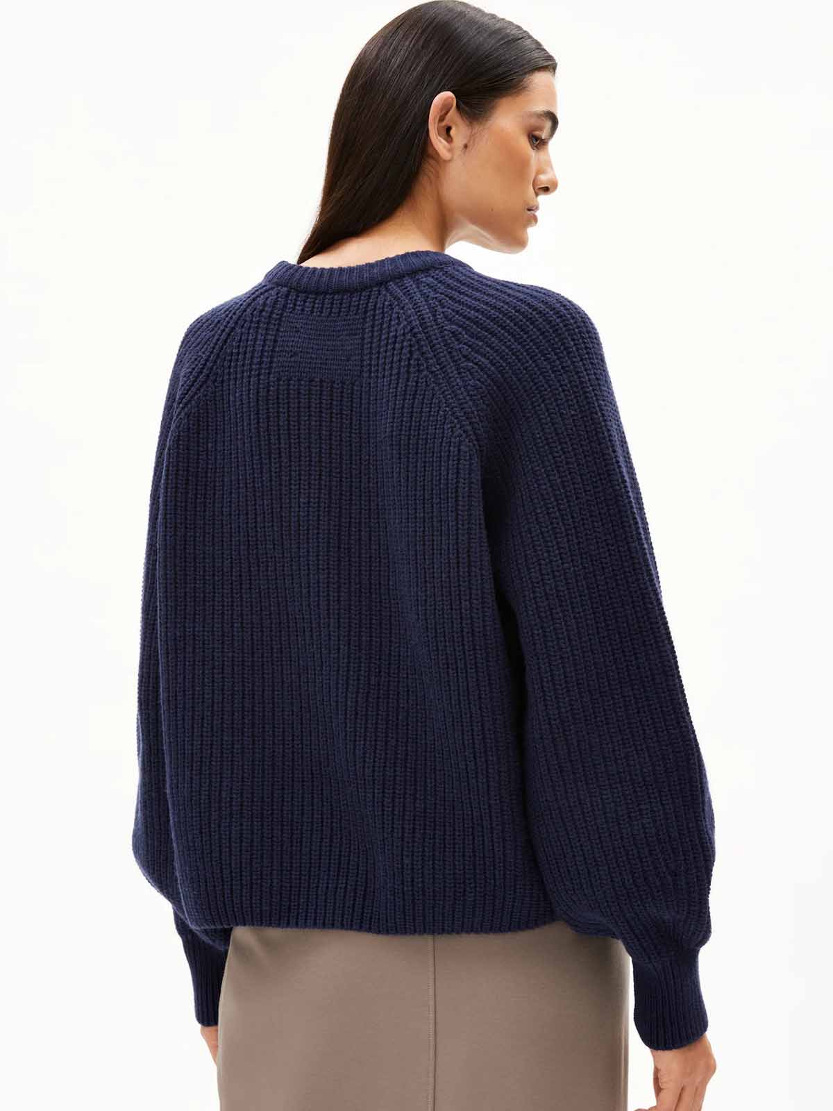 Armedangels Kaagi Knit Jumper Tinted Navy