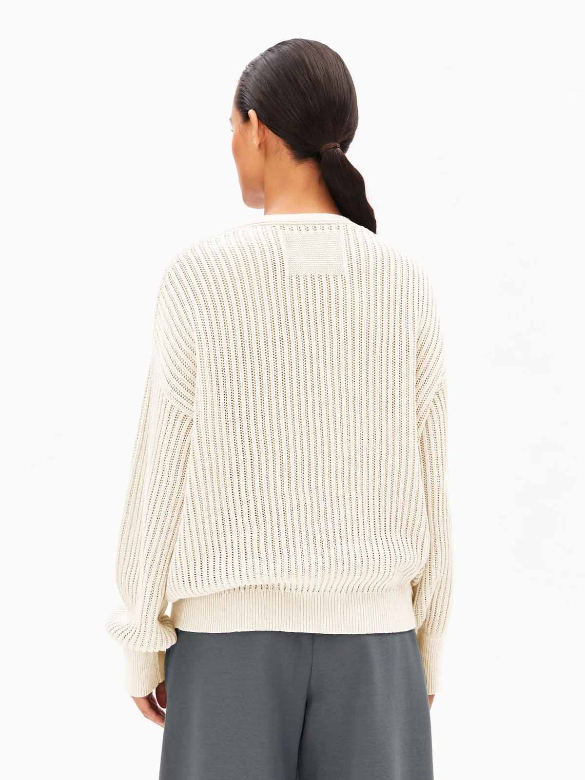 Armedangels Linen Blend Knit Sweater Undyed