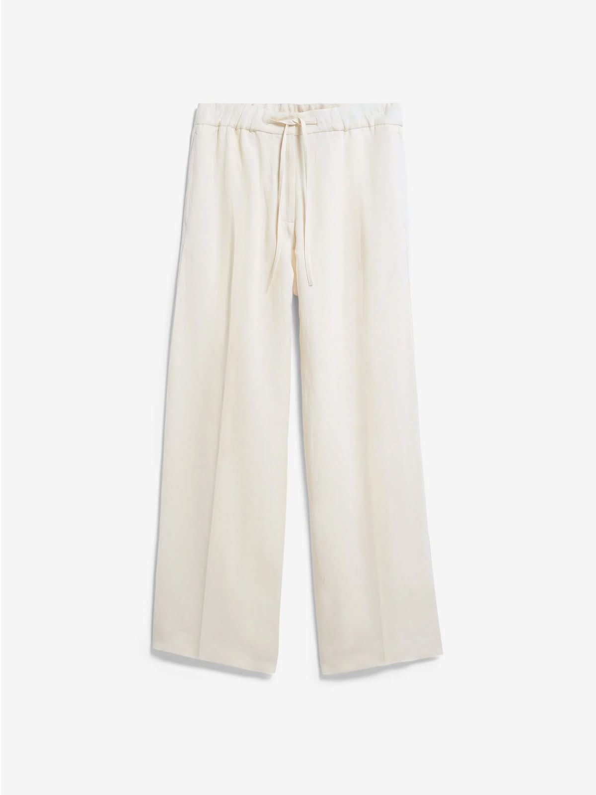 Armedangels Linen Blend Straight Leg Pant Oatmilk