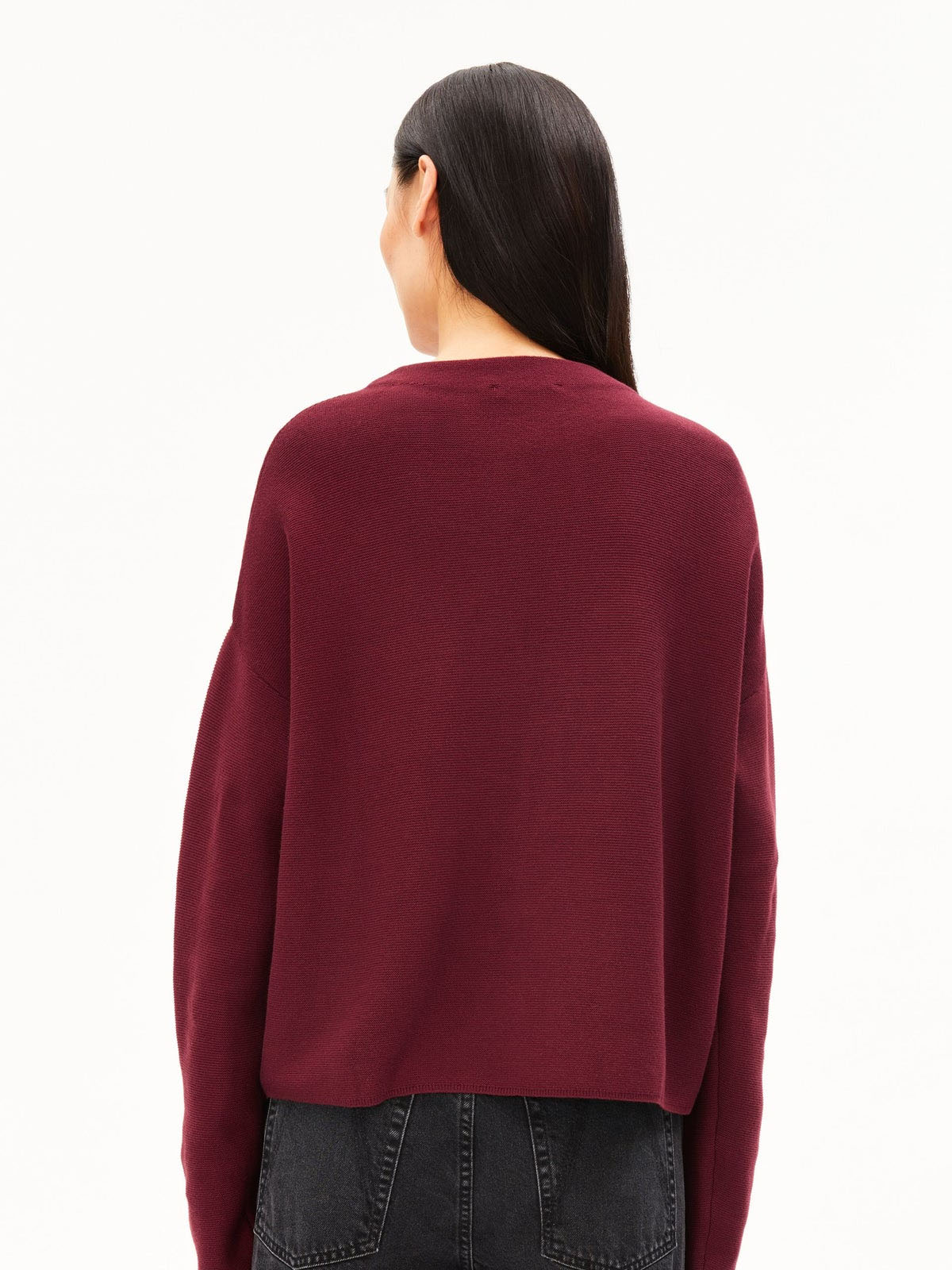 Armedangels Merinaa Links Links Sweater Velvet Red