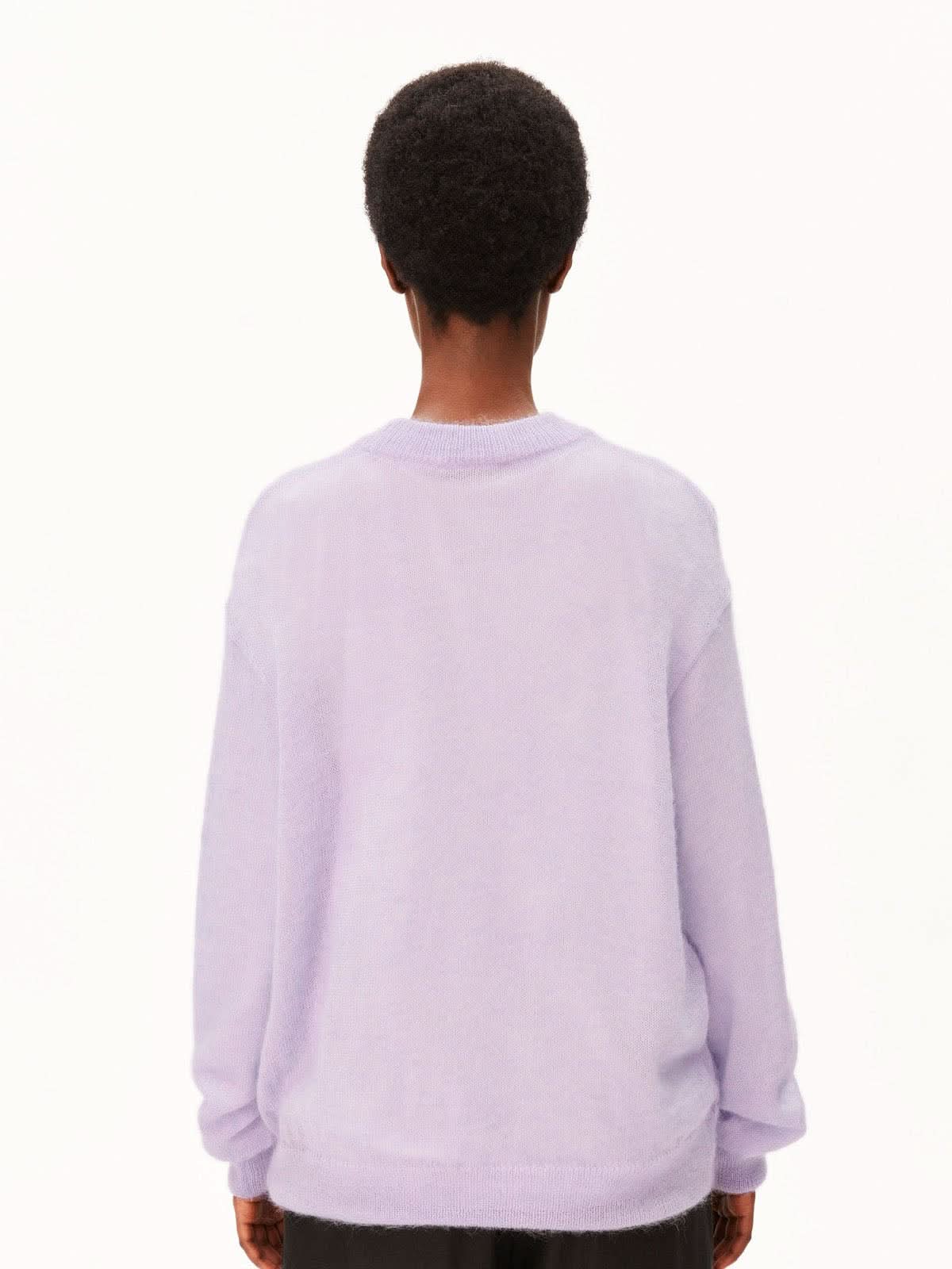 Armedangels Mohair Blend Knit Sweater Moonlit Lilac