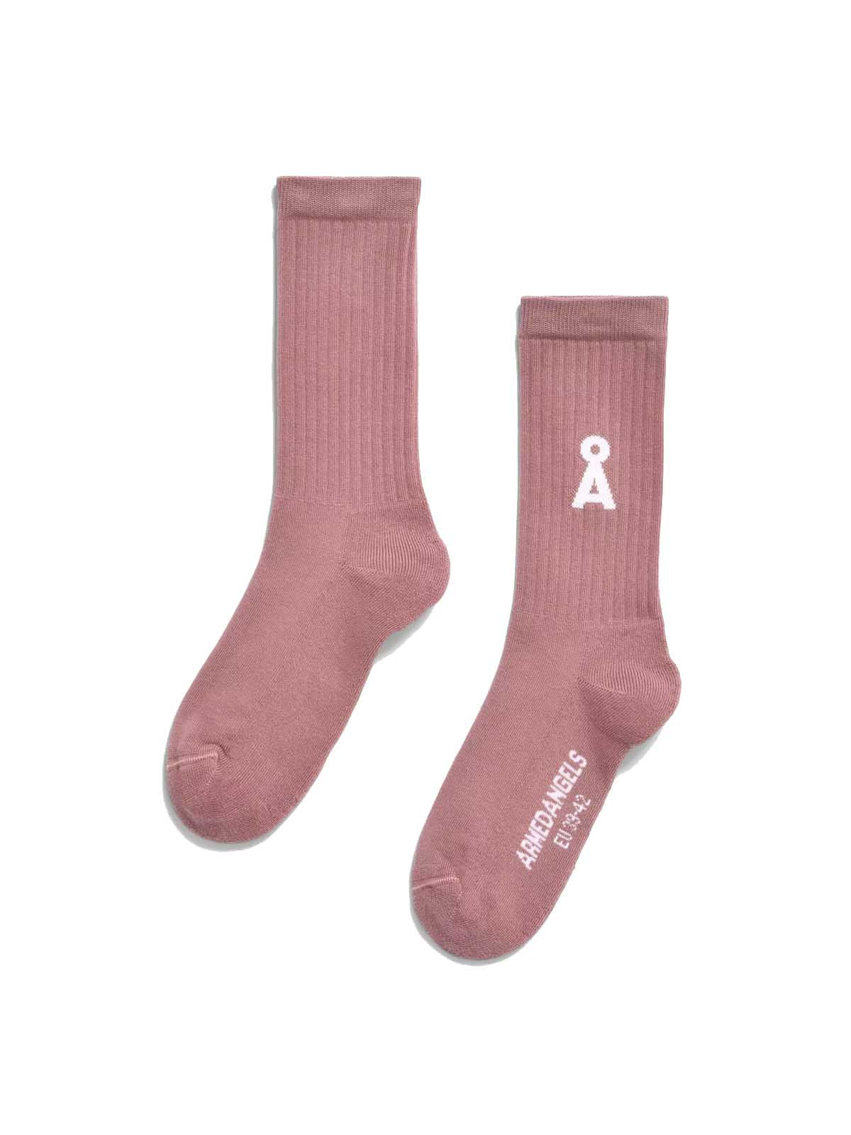 Armedangels Saamus Bold Socks Light Berry