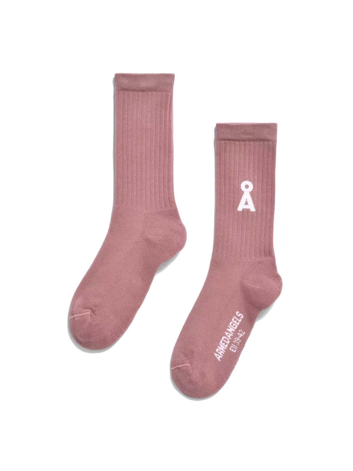 Armedangels Saamus Bold Socks Light Berry