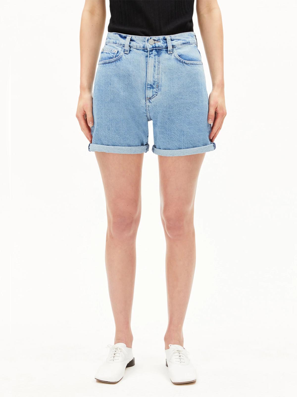 Armedangels Sheaari Denim Short Fresh Blue