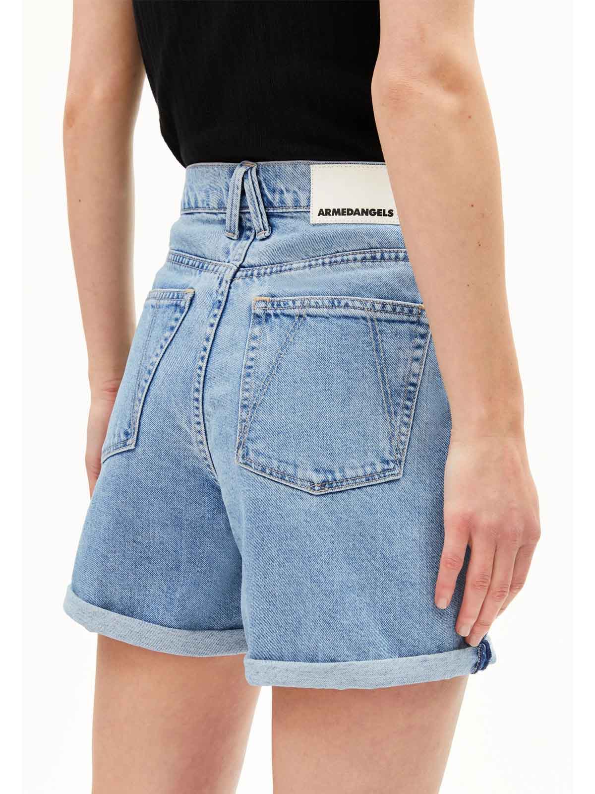 Armedangels Sheaari Denim Short Fresh Blue