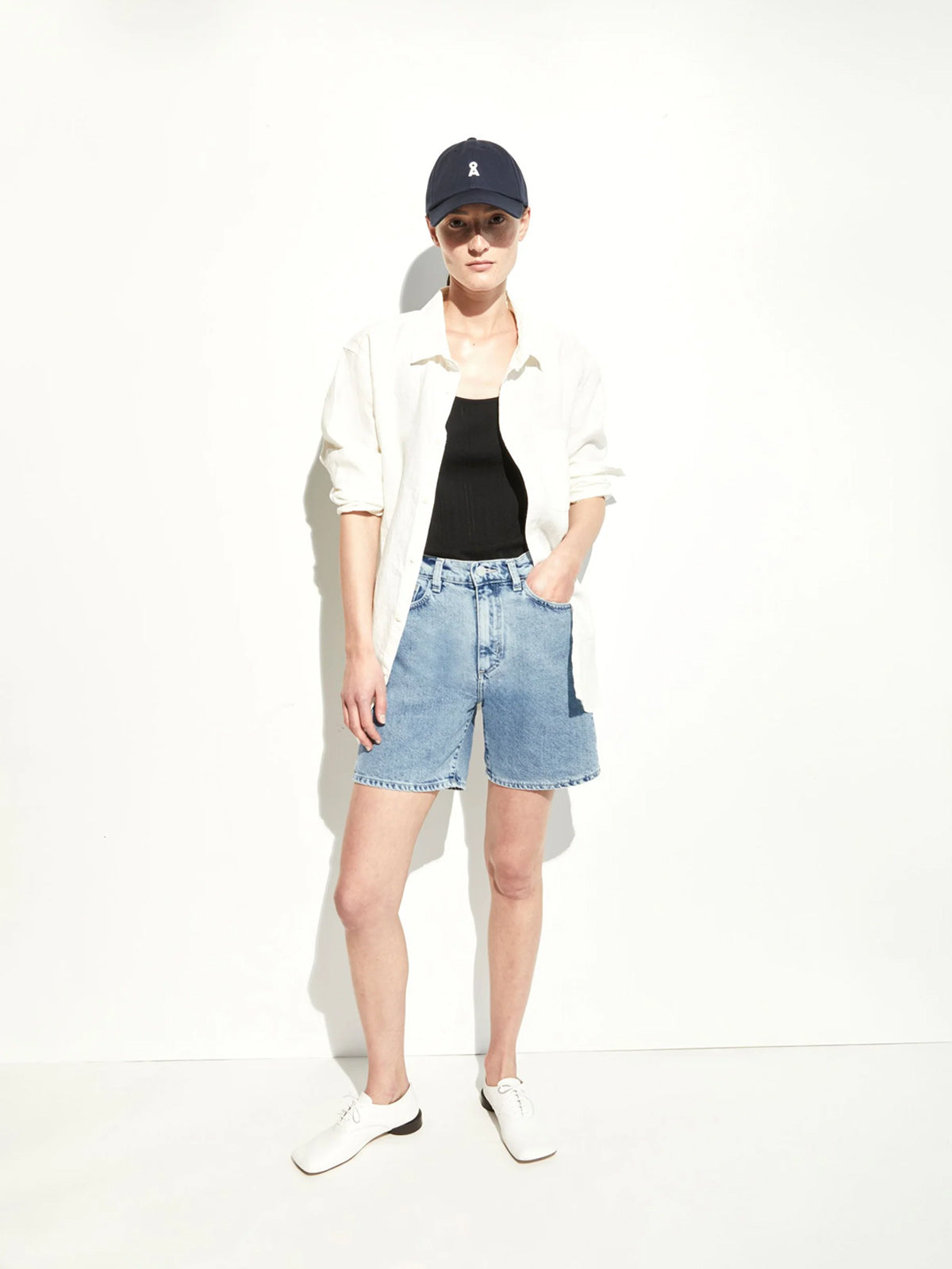 Armedangels Sheaari Denim Short Fresh Blue