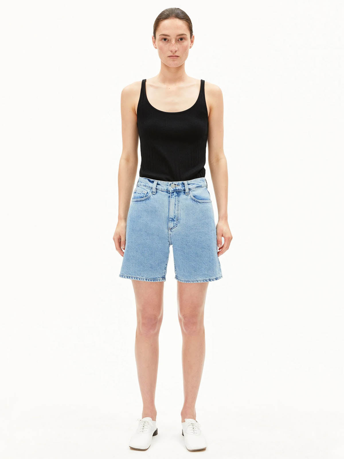 Armedangels Sheaari Denim Short Fresh Blue