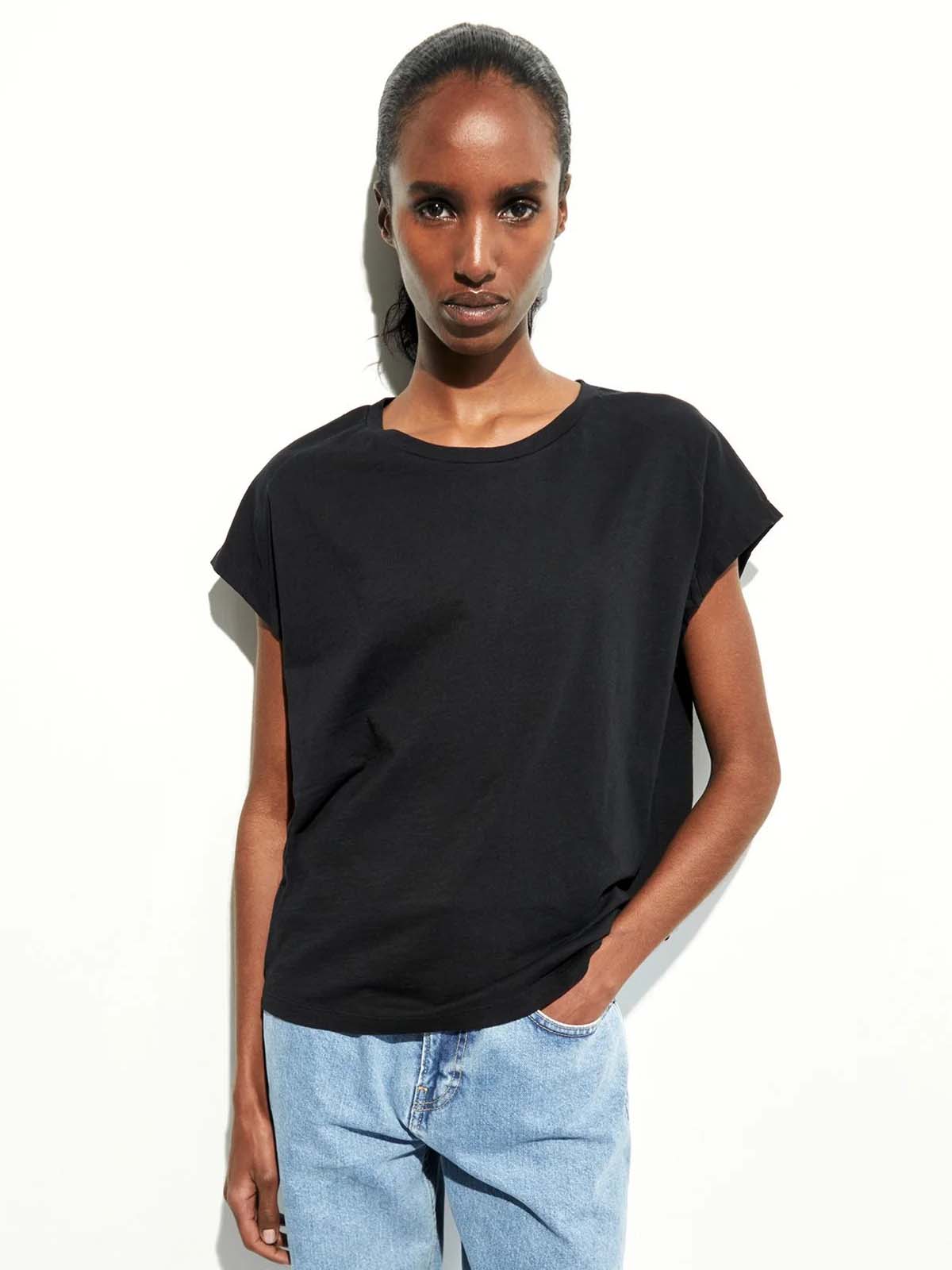 Armedangels Slub Jersey T-Shirt Black