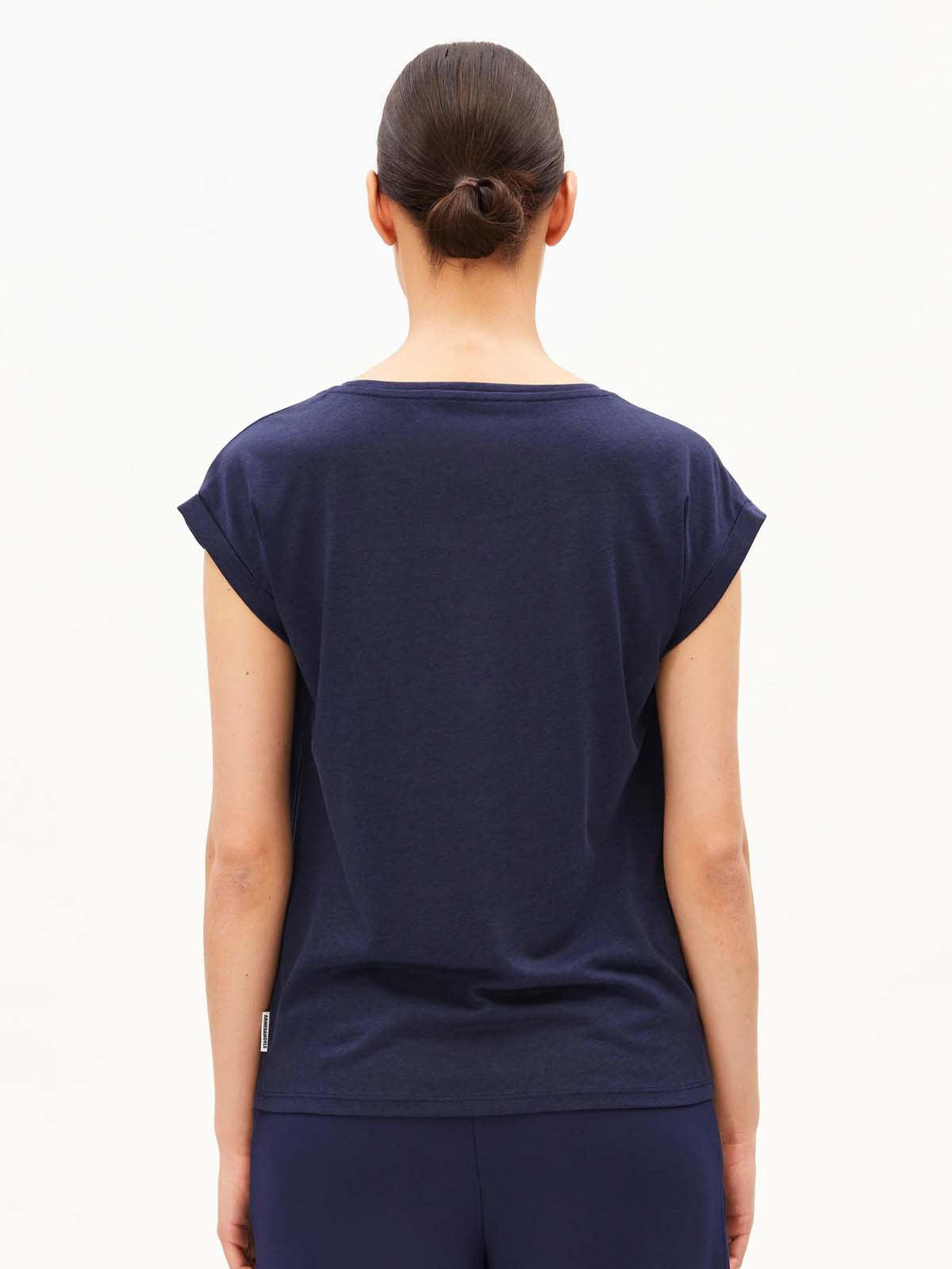Armedangels T-Shirt Jilaana Tinted Navy