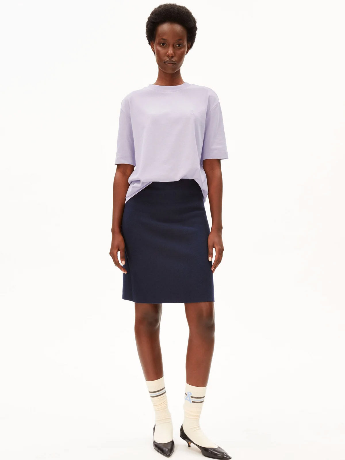 Armedangels T-Shirt Tarjaa Moonlit Lilac