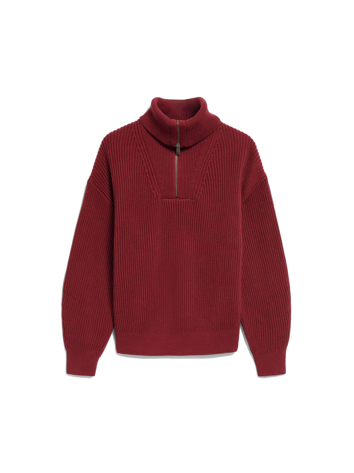 Armedangels Vanisé Rib Knit Sweater Velvet Red-Light Velvet Red