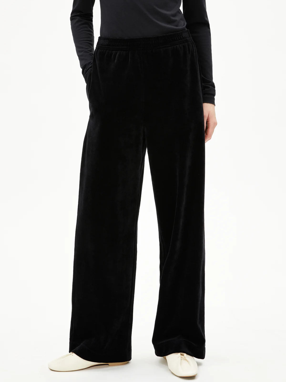 Armedangels Vatinaa Velvet Pants Black