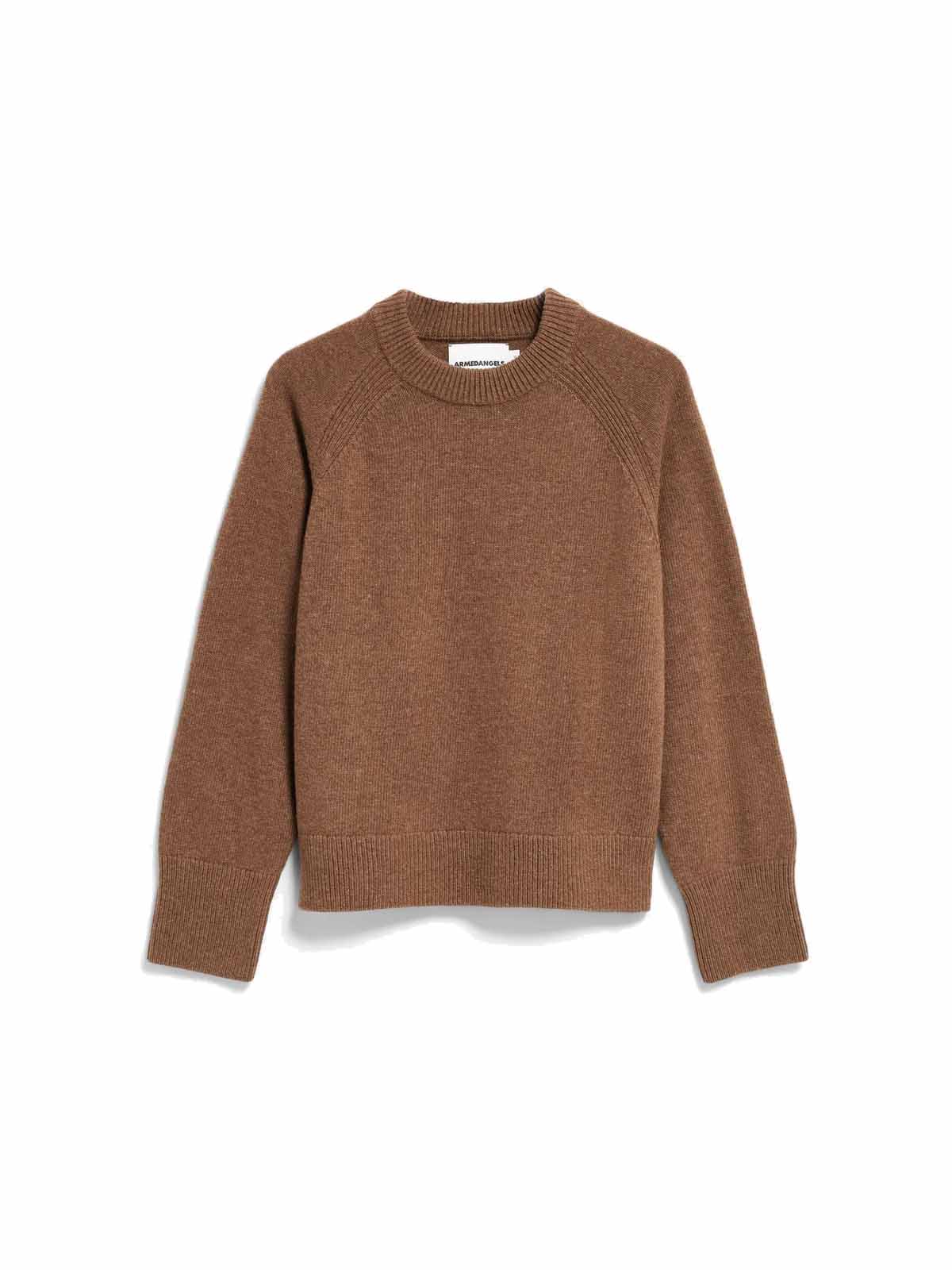 Armedangels Wool Knit Sweater Claystone Melange