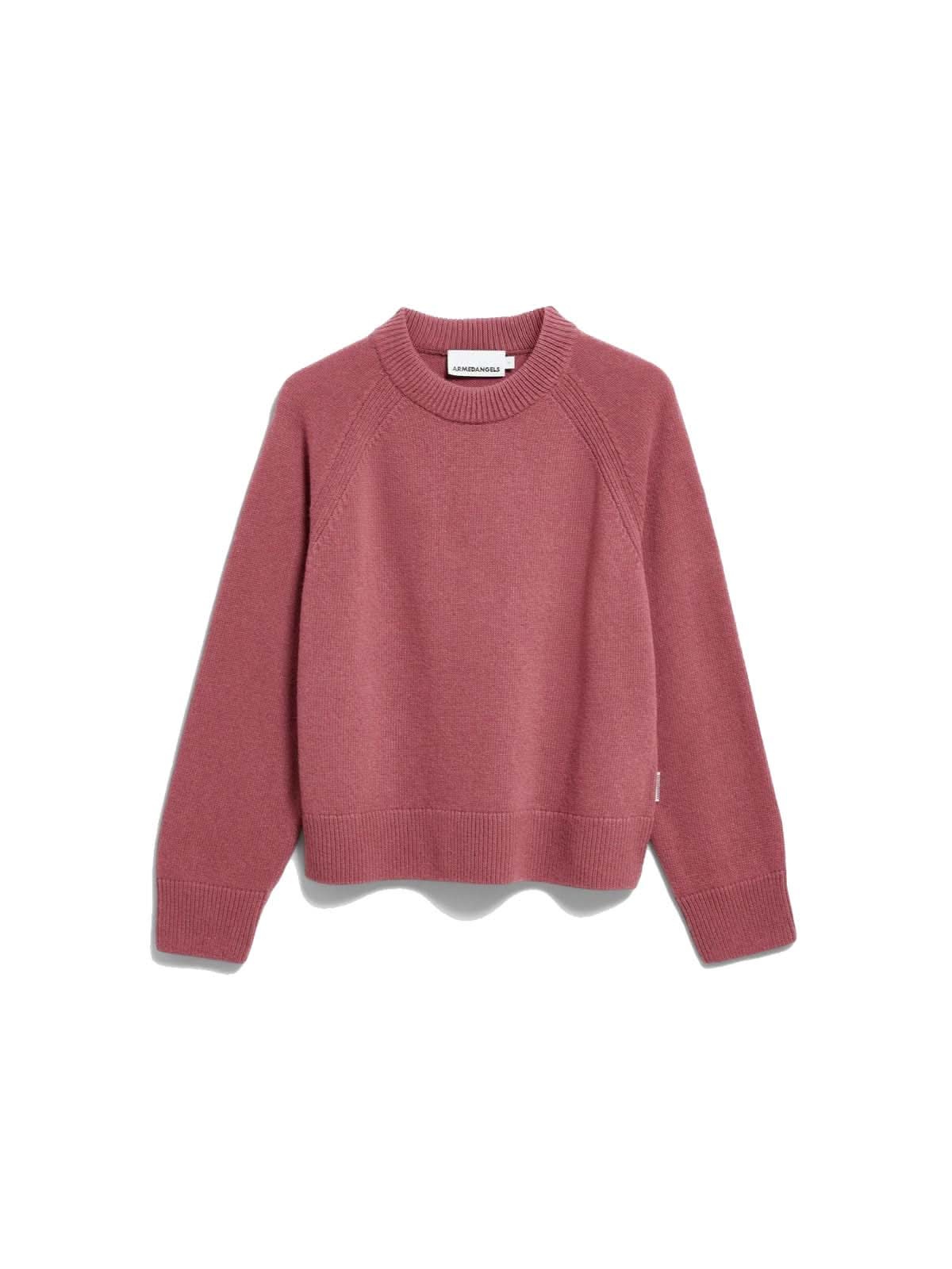 Armedangels Wool Knit Sweater Velvet Ember
