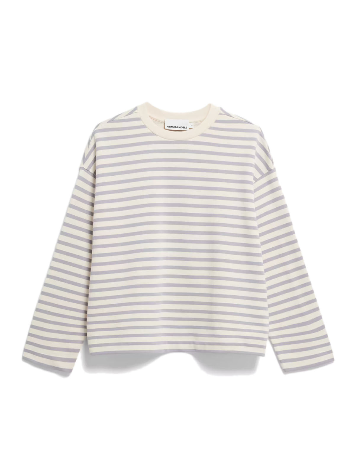 Armedangels Frankaa Maarlen Stripe Sweatshirt Undyed Misty Morning