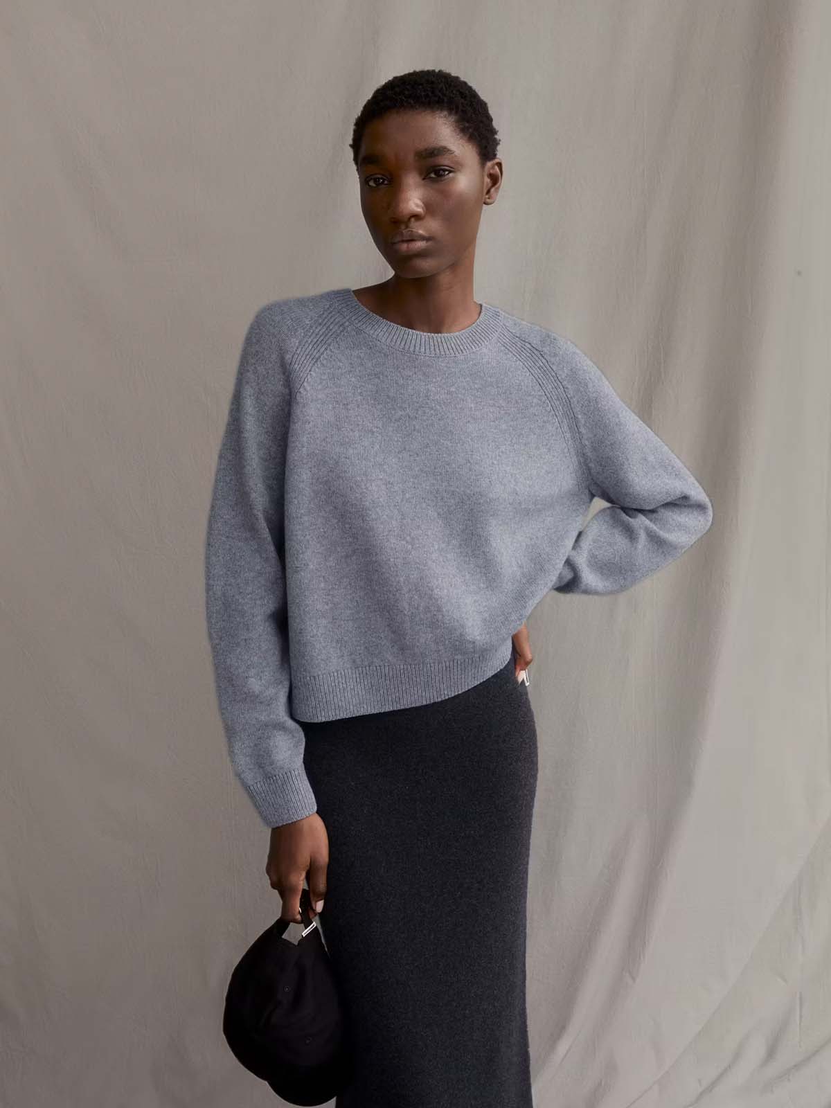 Armedangels Jumper Diliriaa Reglana Light Grey Melange