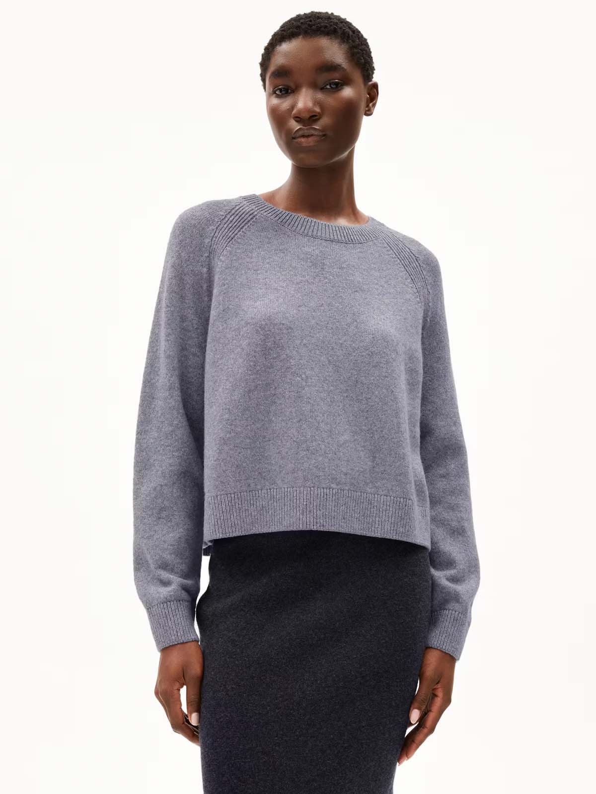Armedangels Jumper Diliriaa Reglana Light Grey Melange