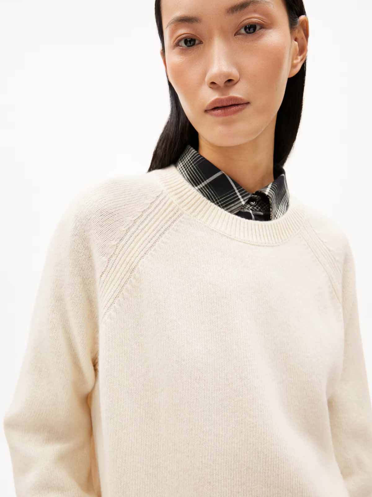 Armedangels Jumper Diliriaa Reglana Oatmilk