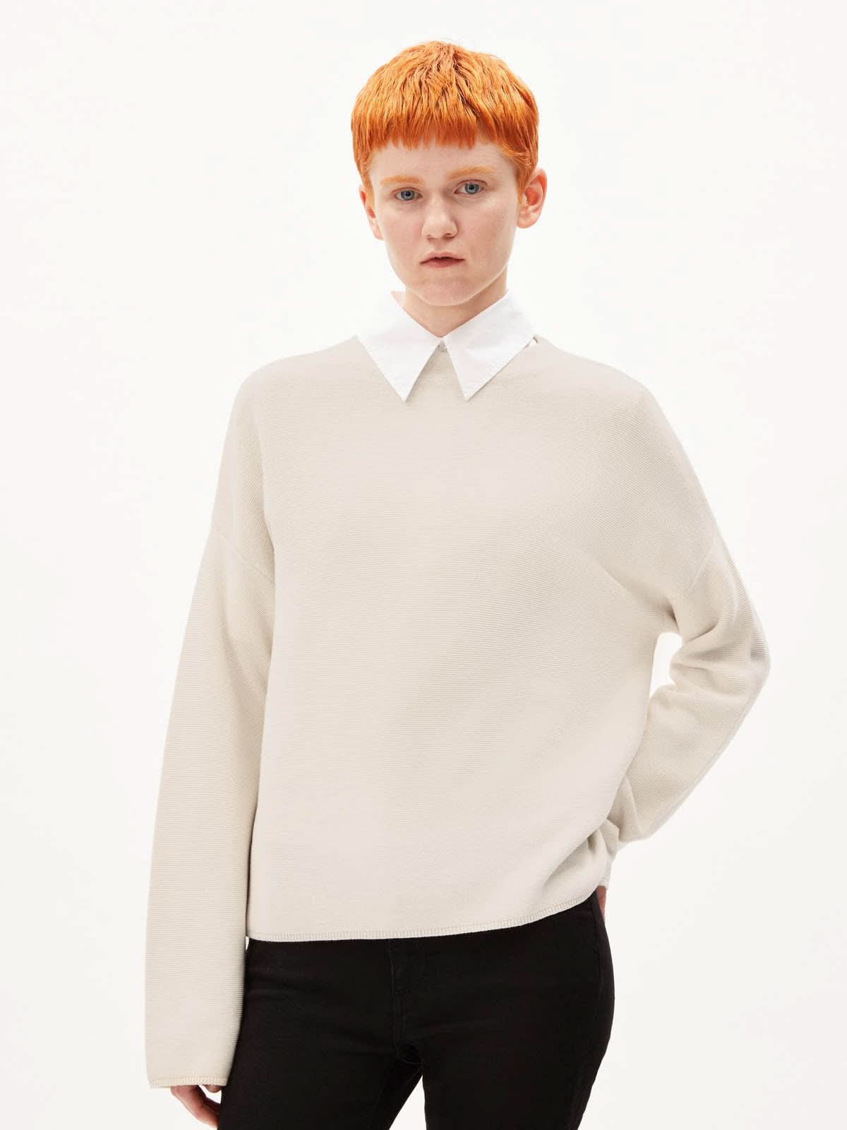 Armedangels Merinaa Links Links Pullover Oatmilk