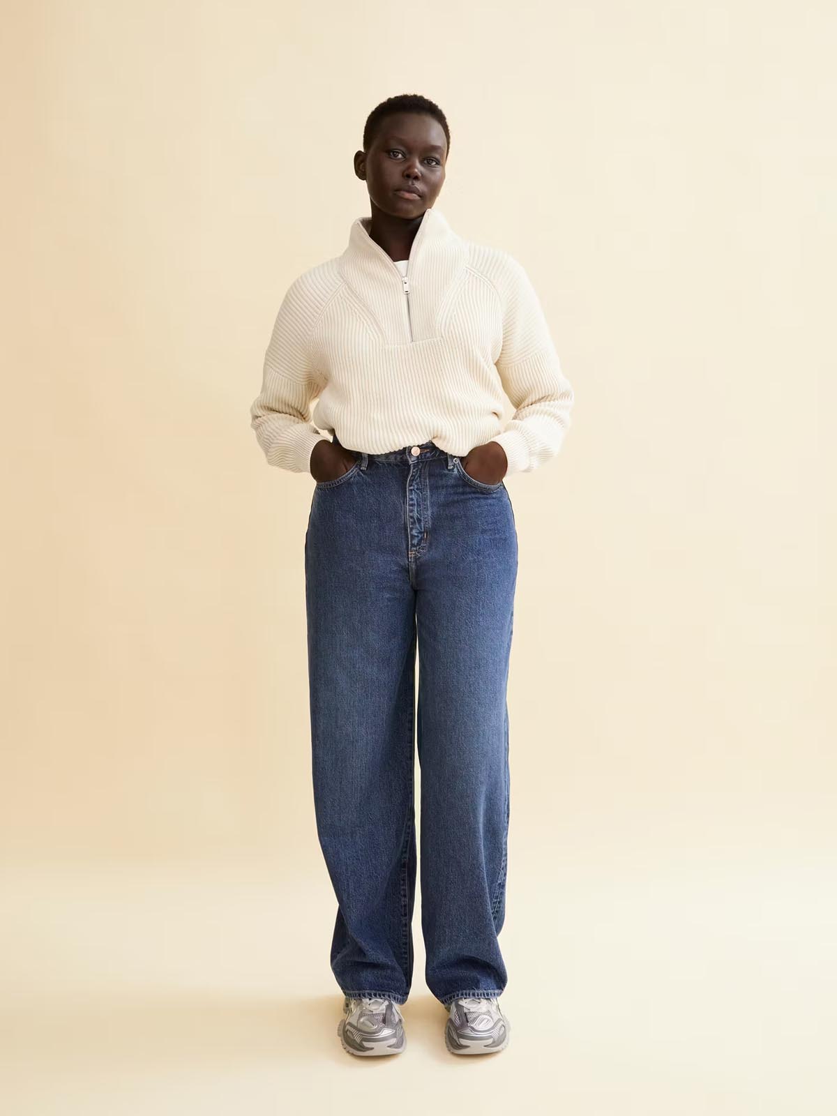 Armedangels Ronyiaas Pullover Loose Fit Oatmilk