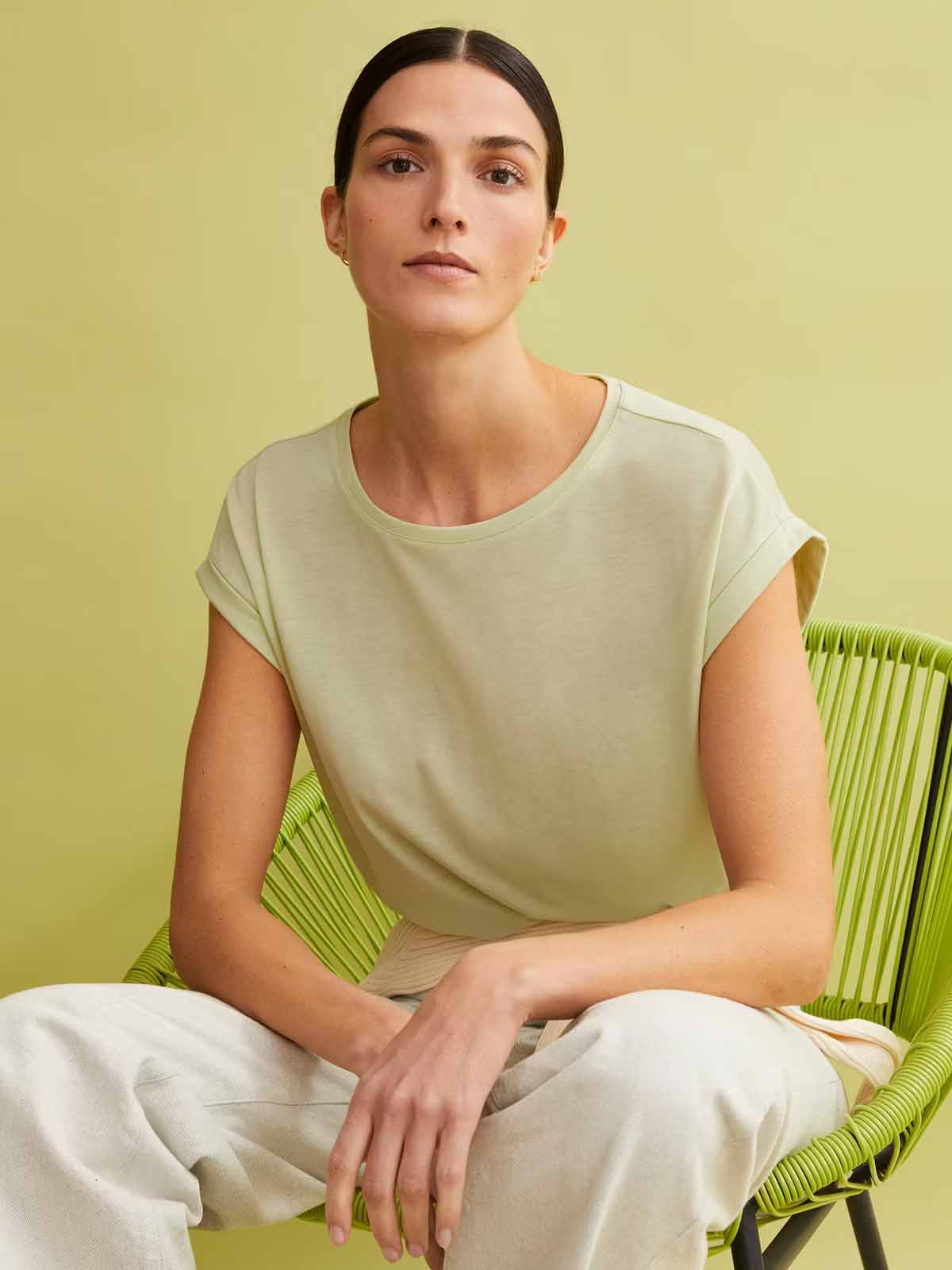 Armedangels T-Shirt Jilaana Pastel Green