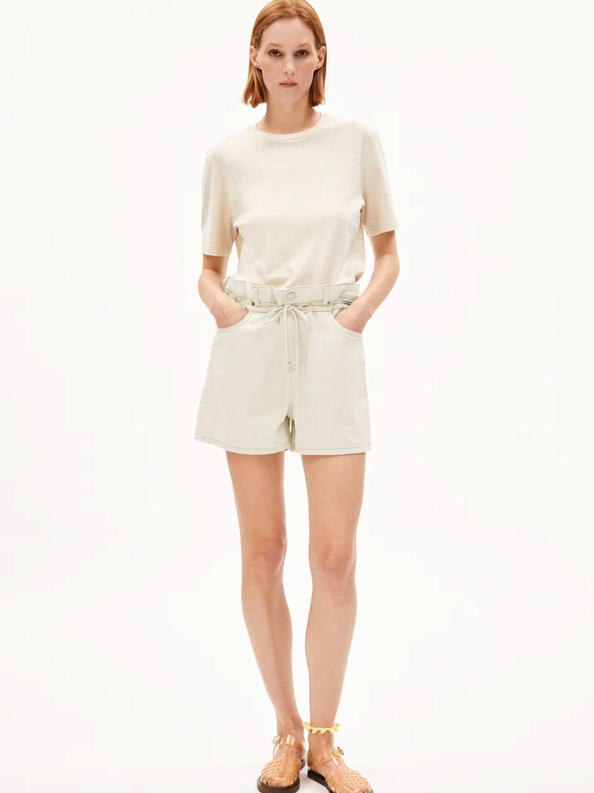 Armedangels T-Shirt Luanaa Lin Undyed