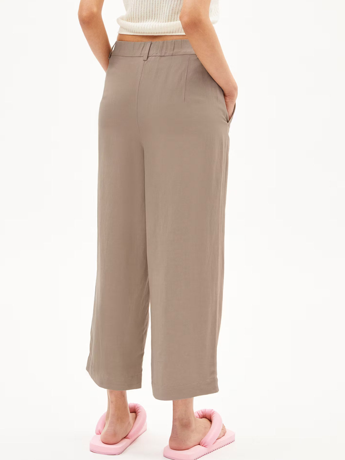 Armedangels Trousers Caarunus Lino Cinnamon Dust