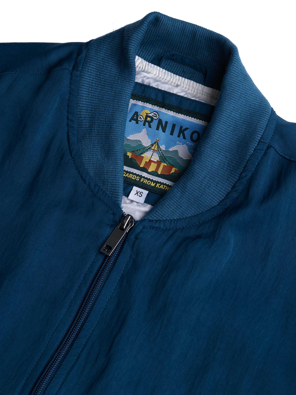 Arniko Binam Jacket Satin Blue