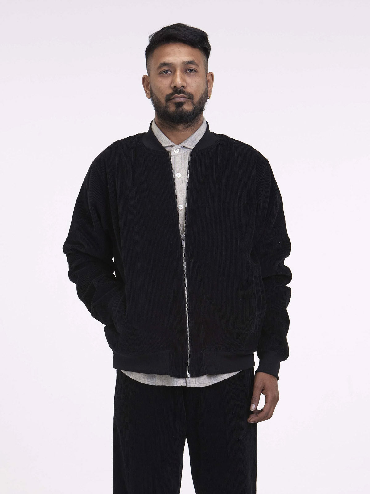 Arniko Binam Jacket Black Corduroy