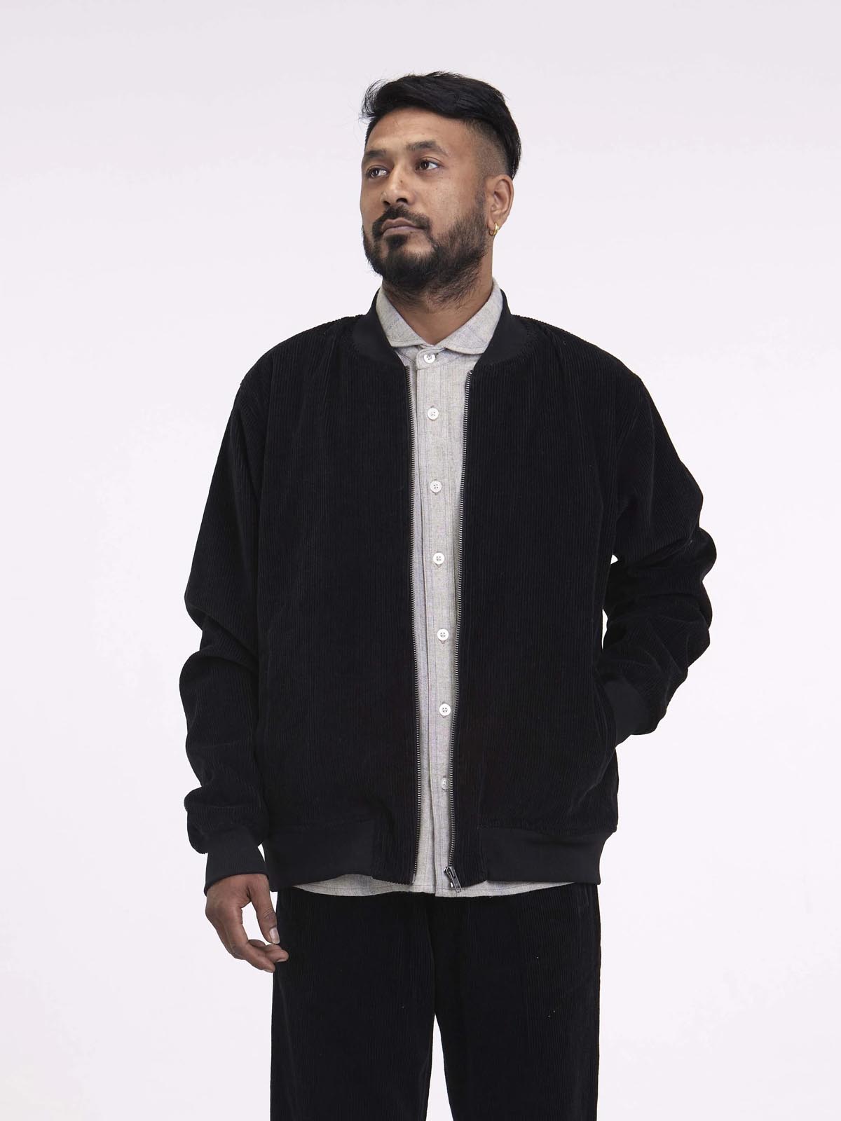Arniko Binam Jacket Black Corduroy