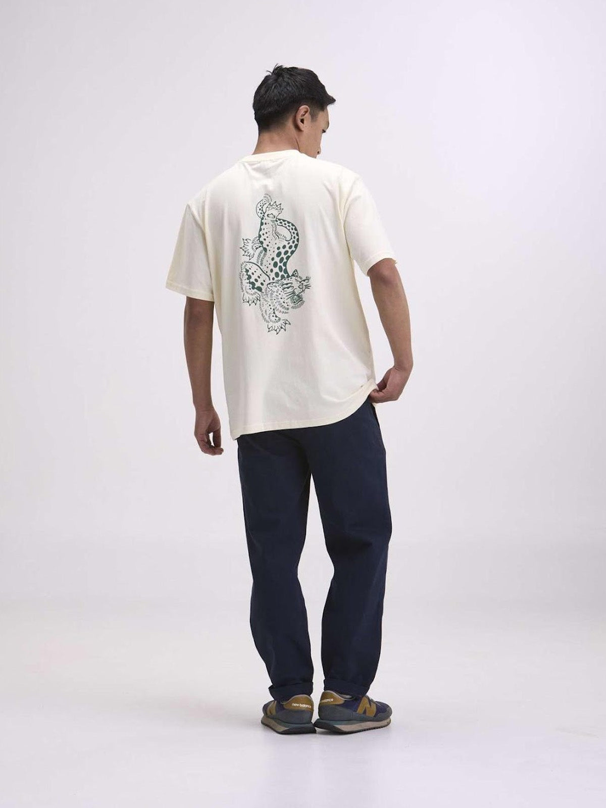 Arniko T-Shirt Leopard Off White