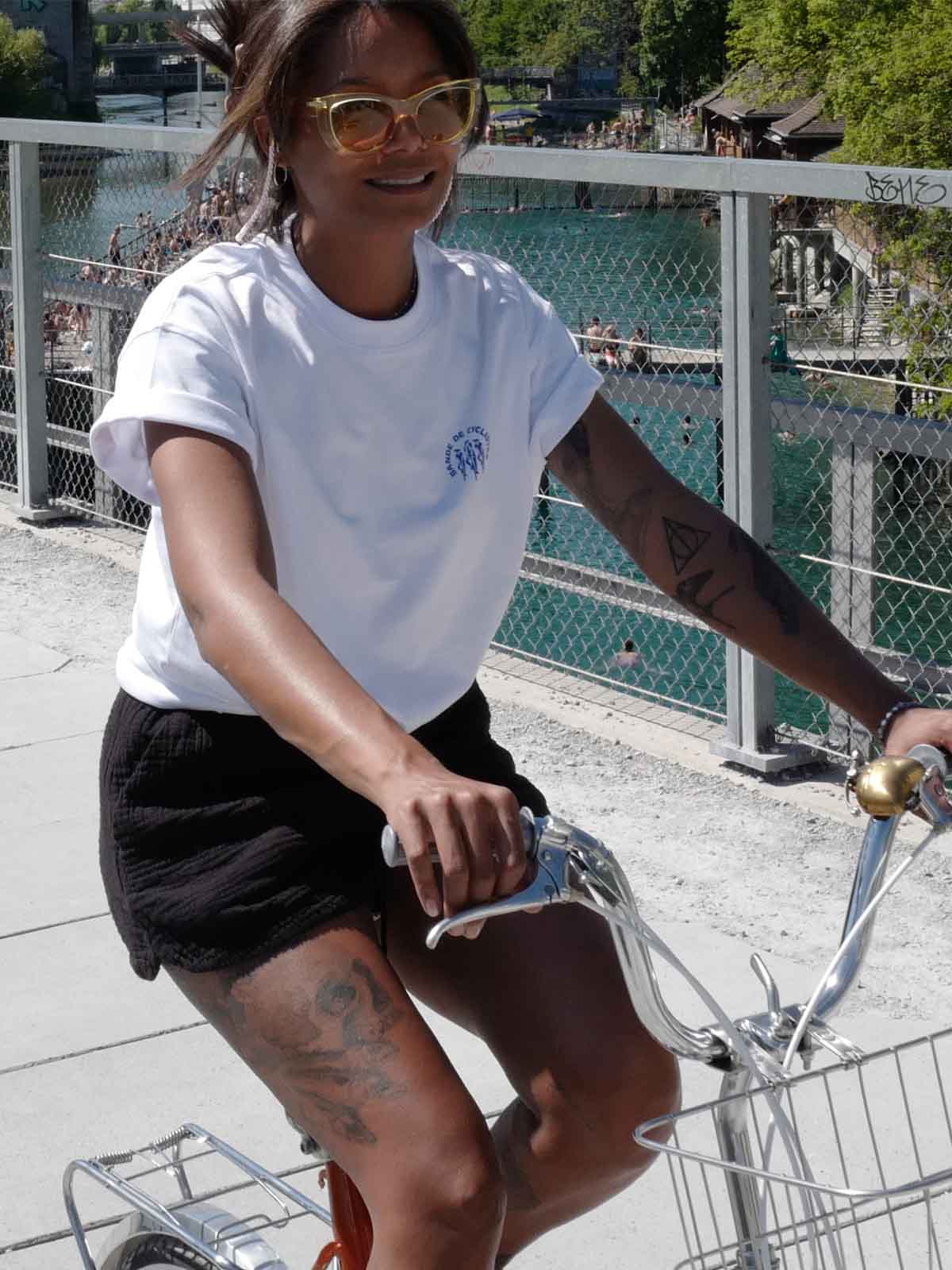 Bande De Cyclistes T-Shirt Zürich White