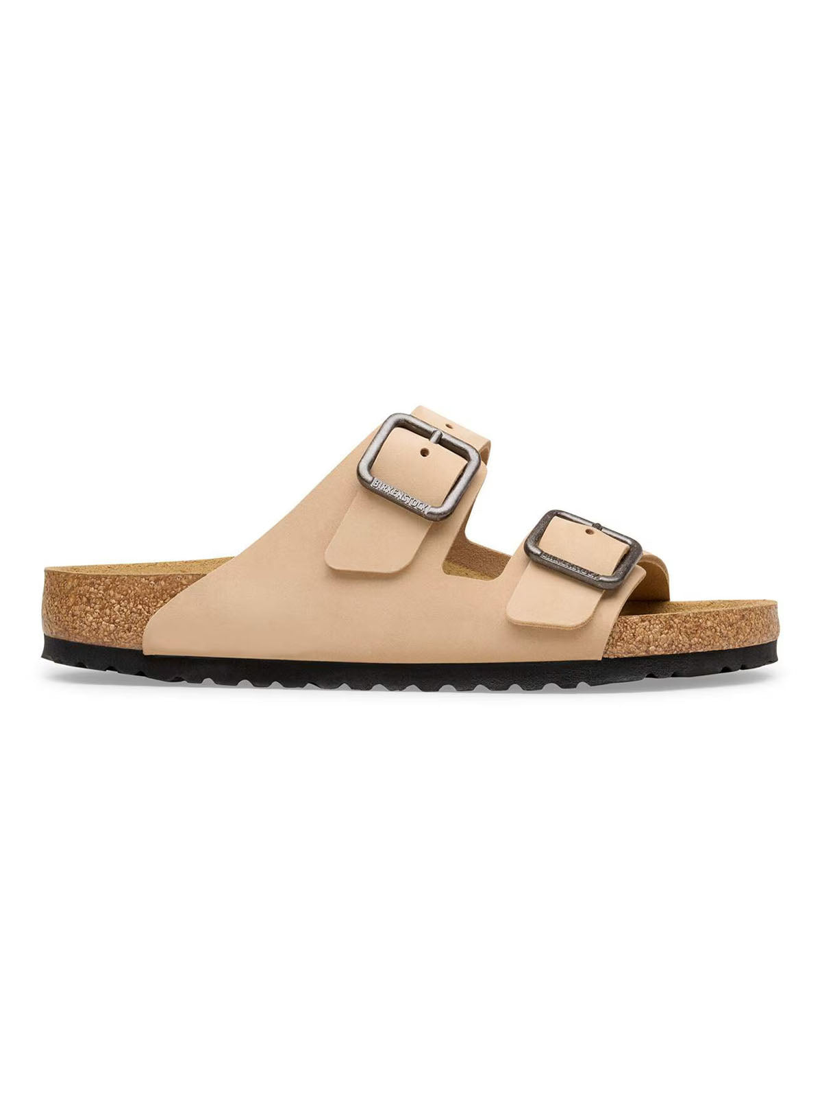 Birkenstock Arizona WB Cuir Nubuk Sandcastle Narrow Fit