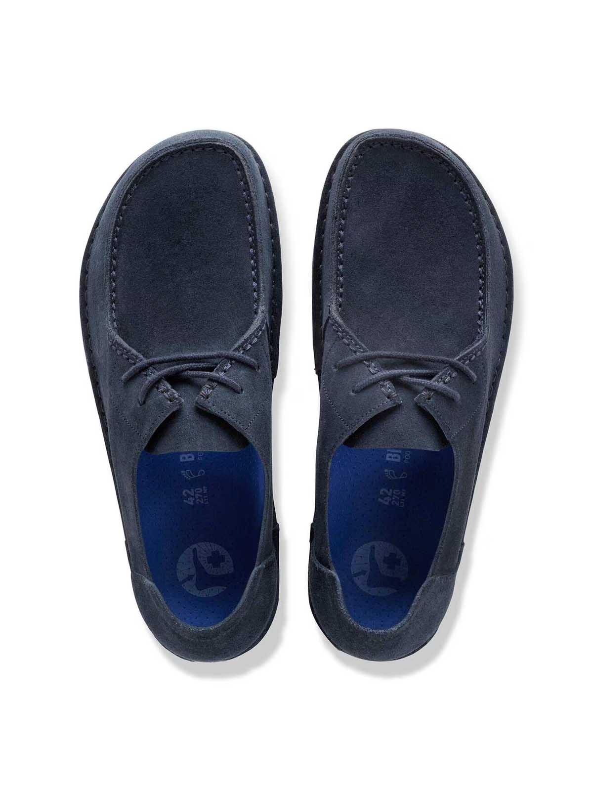 Birkenstock Utti Lace Suede Leather New Navy Regular Fit