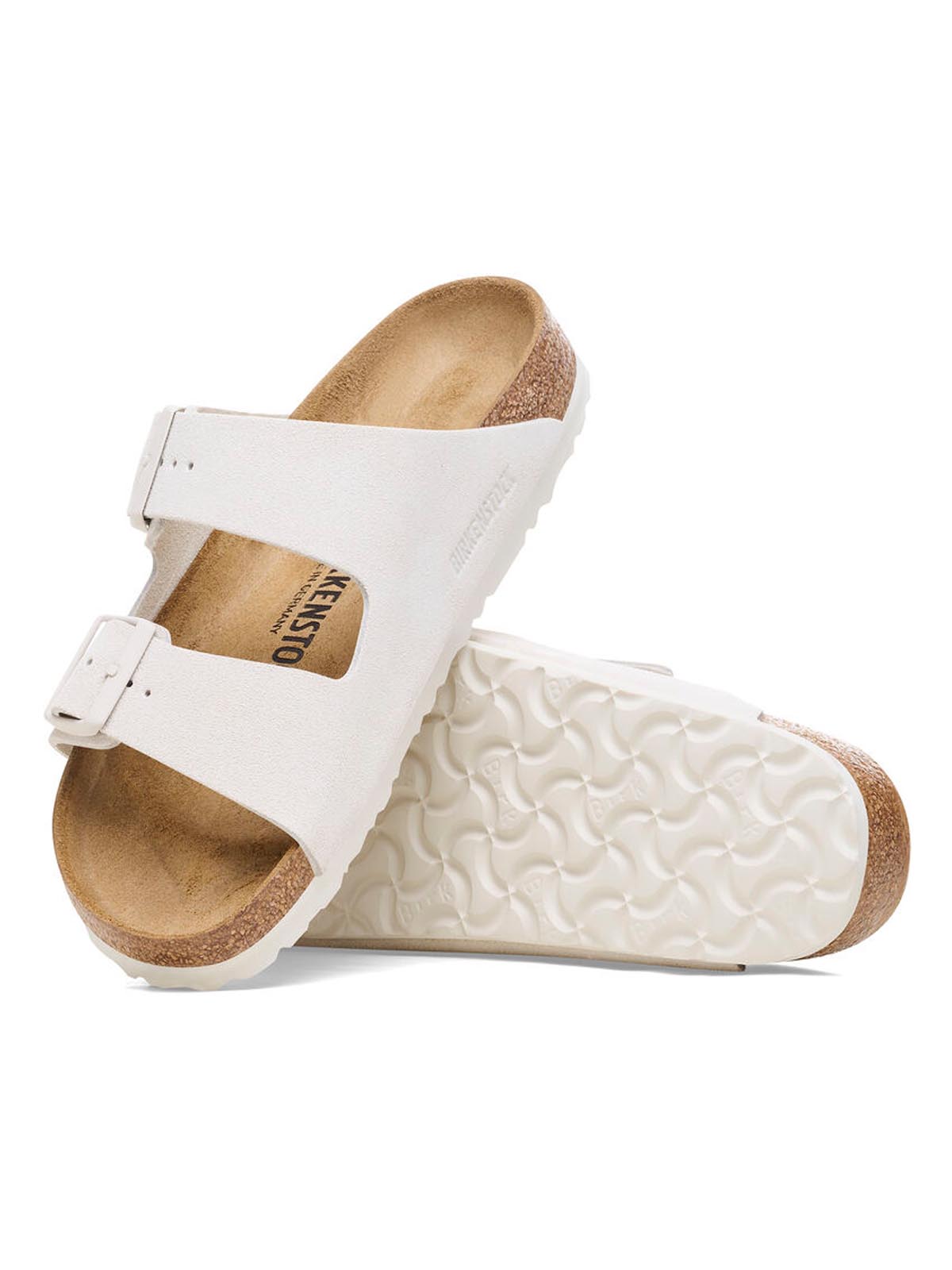 Birkenstock Arizona Leve Antique White Narrow Fit