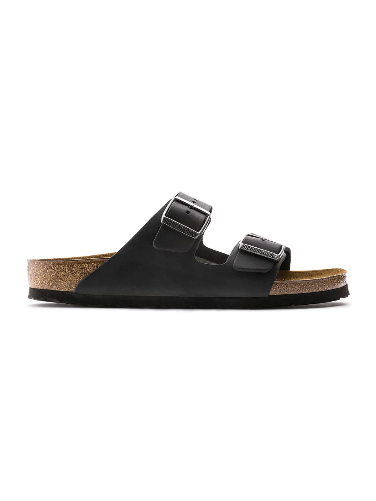 Birkenstock Arizona Nubuck Leather Oiled Black Regular Fit